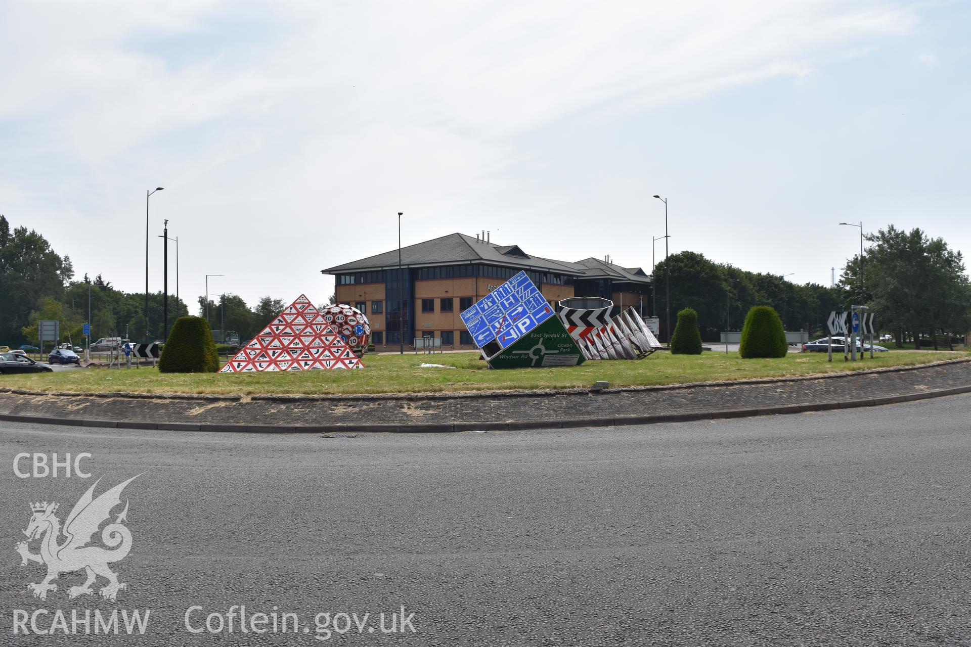 Landmark (Magic Roundabout), public art work Taken by Susan Fielding.