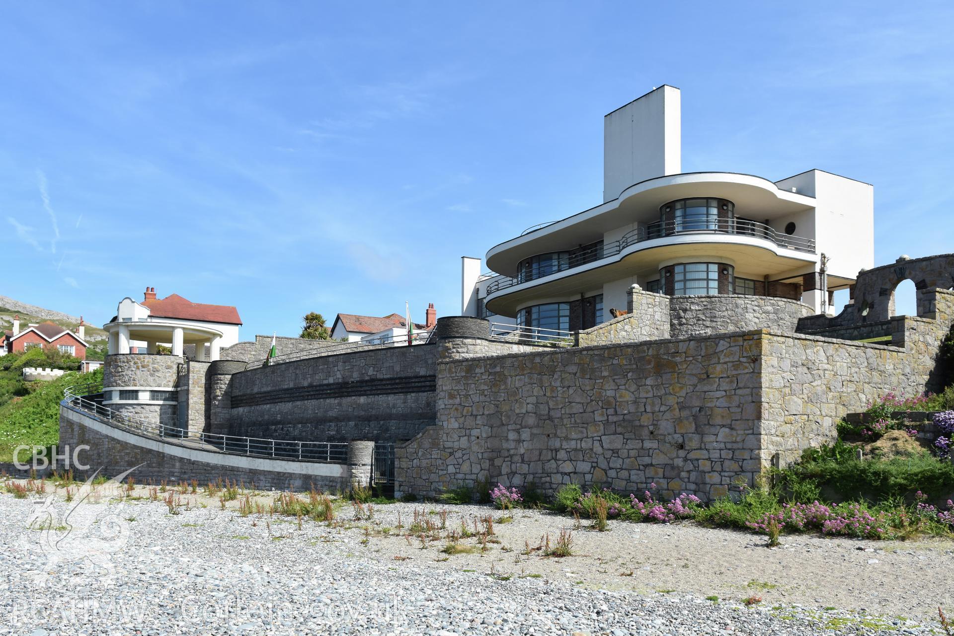 Villa Marina, exterior from north-west Taken by Susan Fielding.