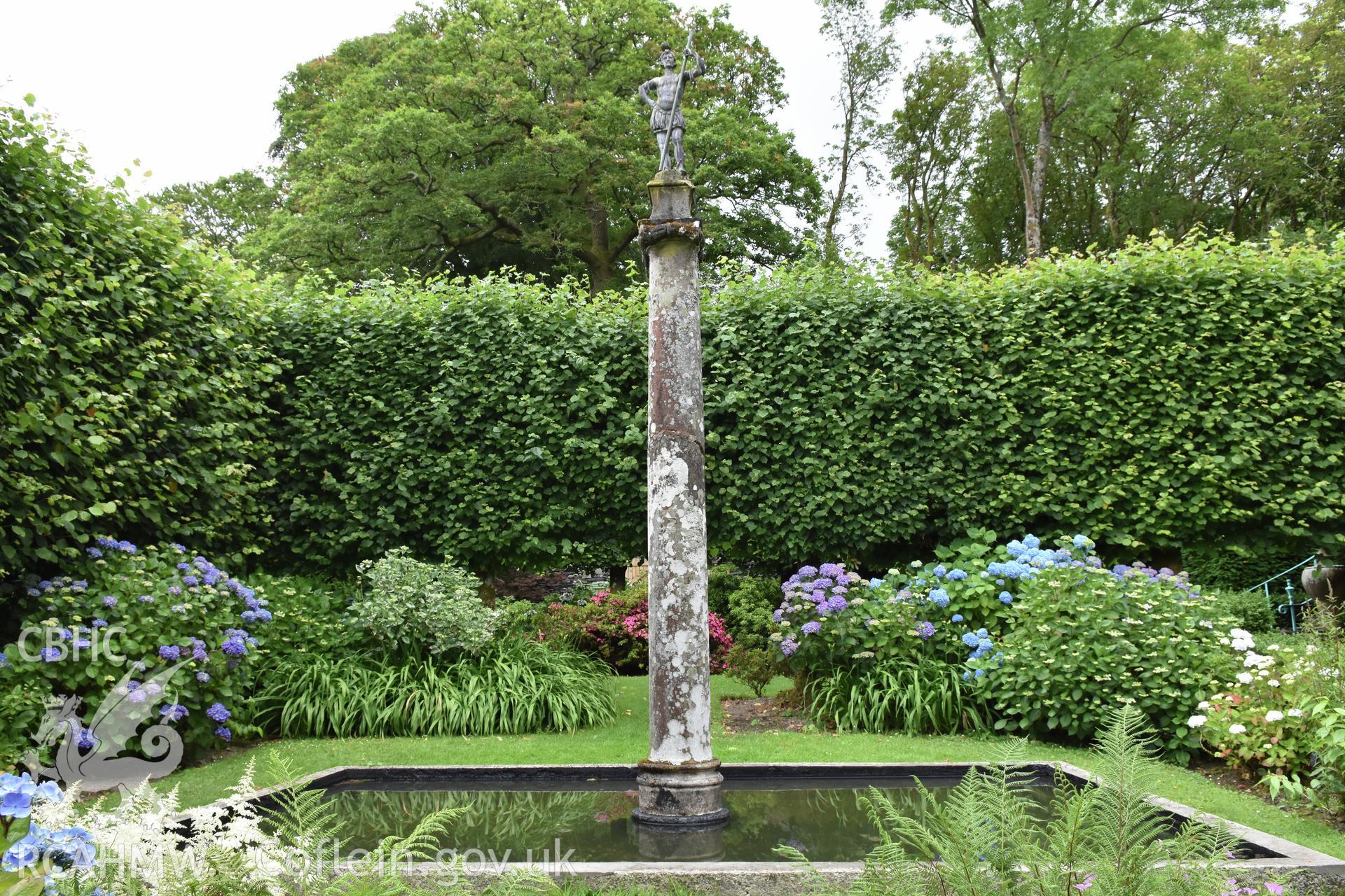 Plas Brondanw Garden; formal pool Taken by Susan Fielding.