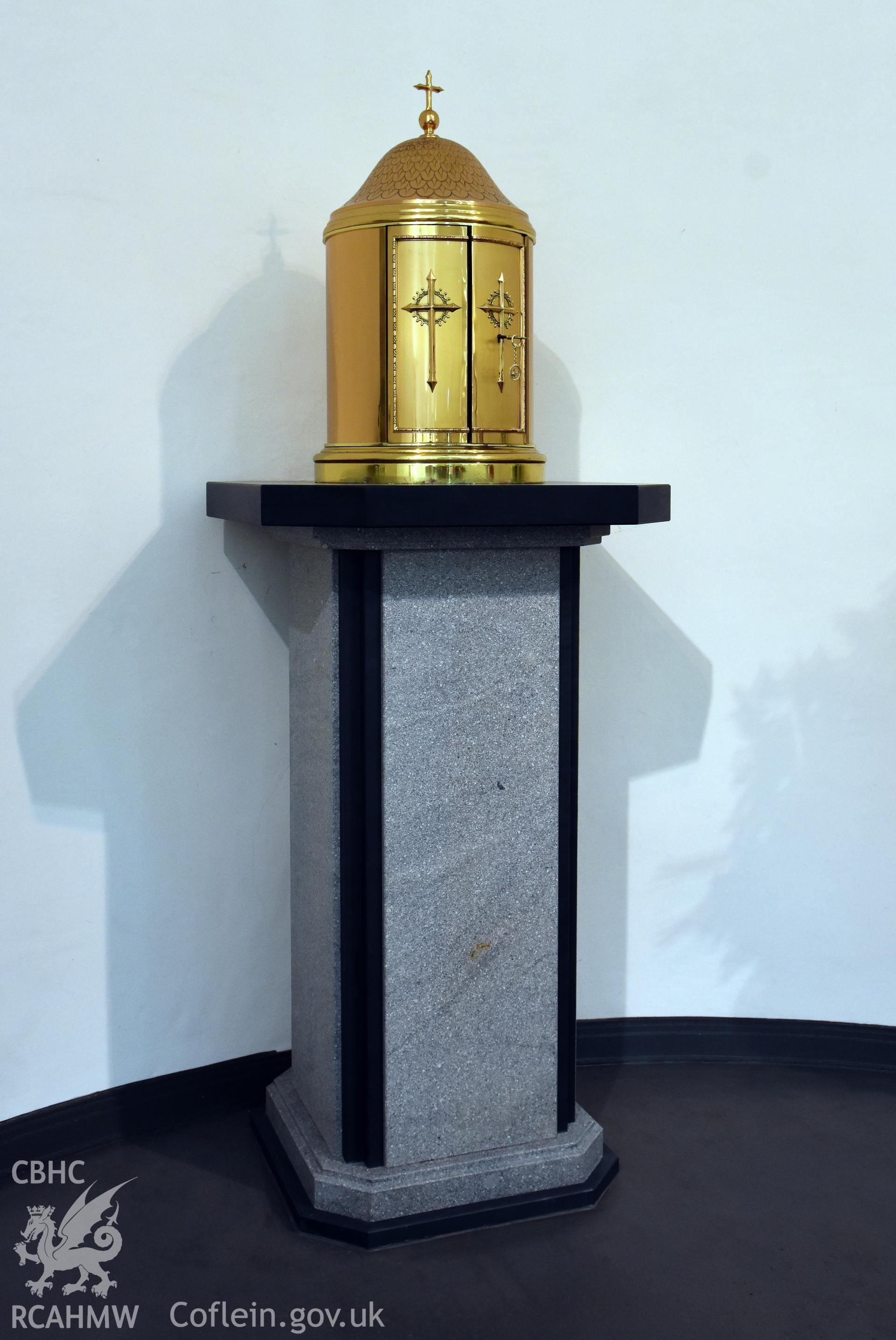 Our Lady Star Of The Sea and St Winefride; interior detail of tabernacle Taken by Susan Fielding.