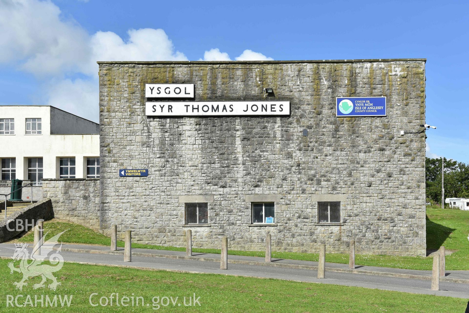 Ysgol Syr Thomas Jones, exterior detail of north block from the east Taken by Susan Fielding.