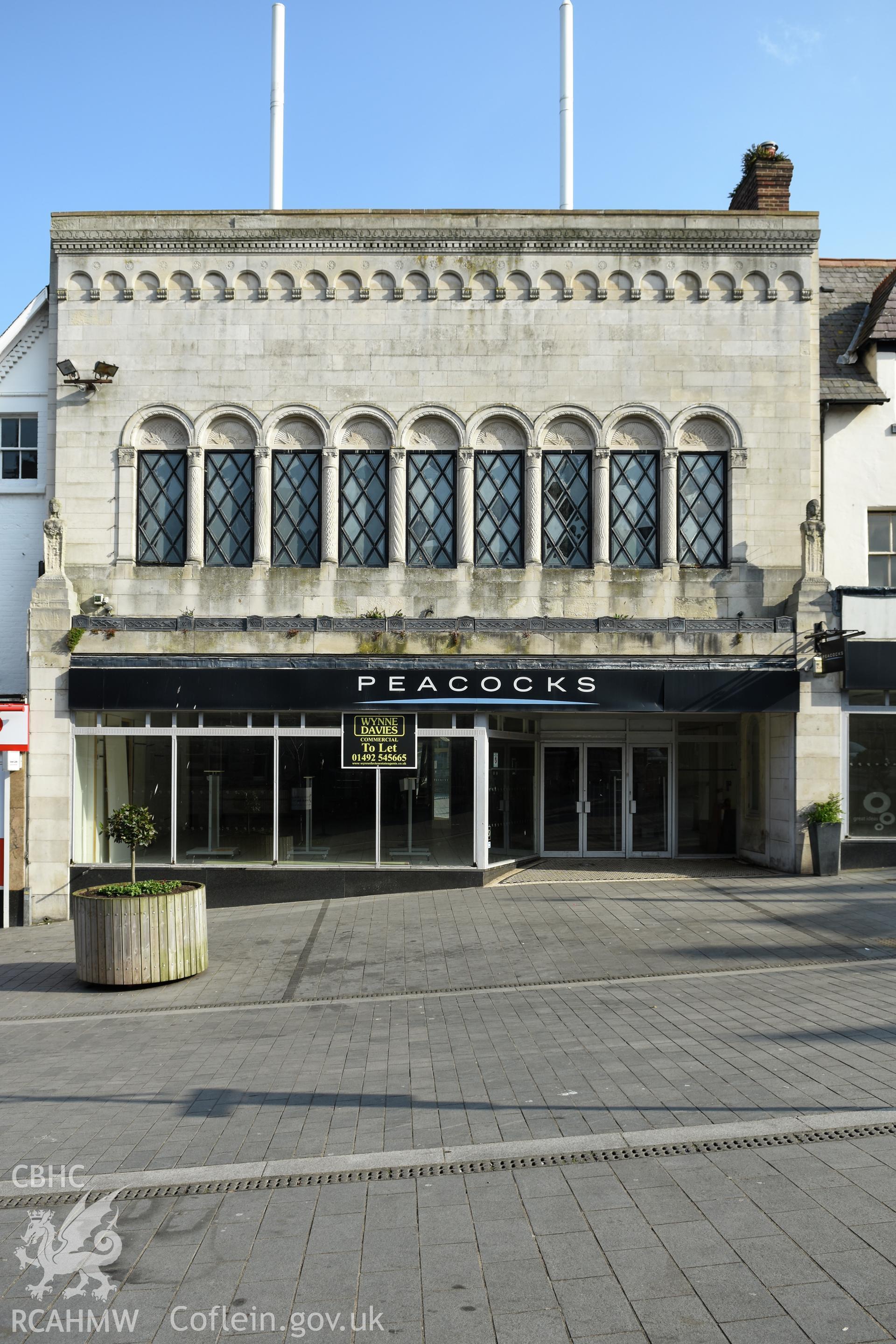 W S Wood's Department Store from the north-west Taken by Susan Fielding.