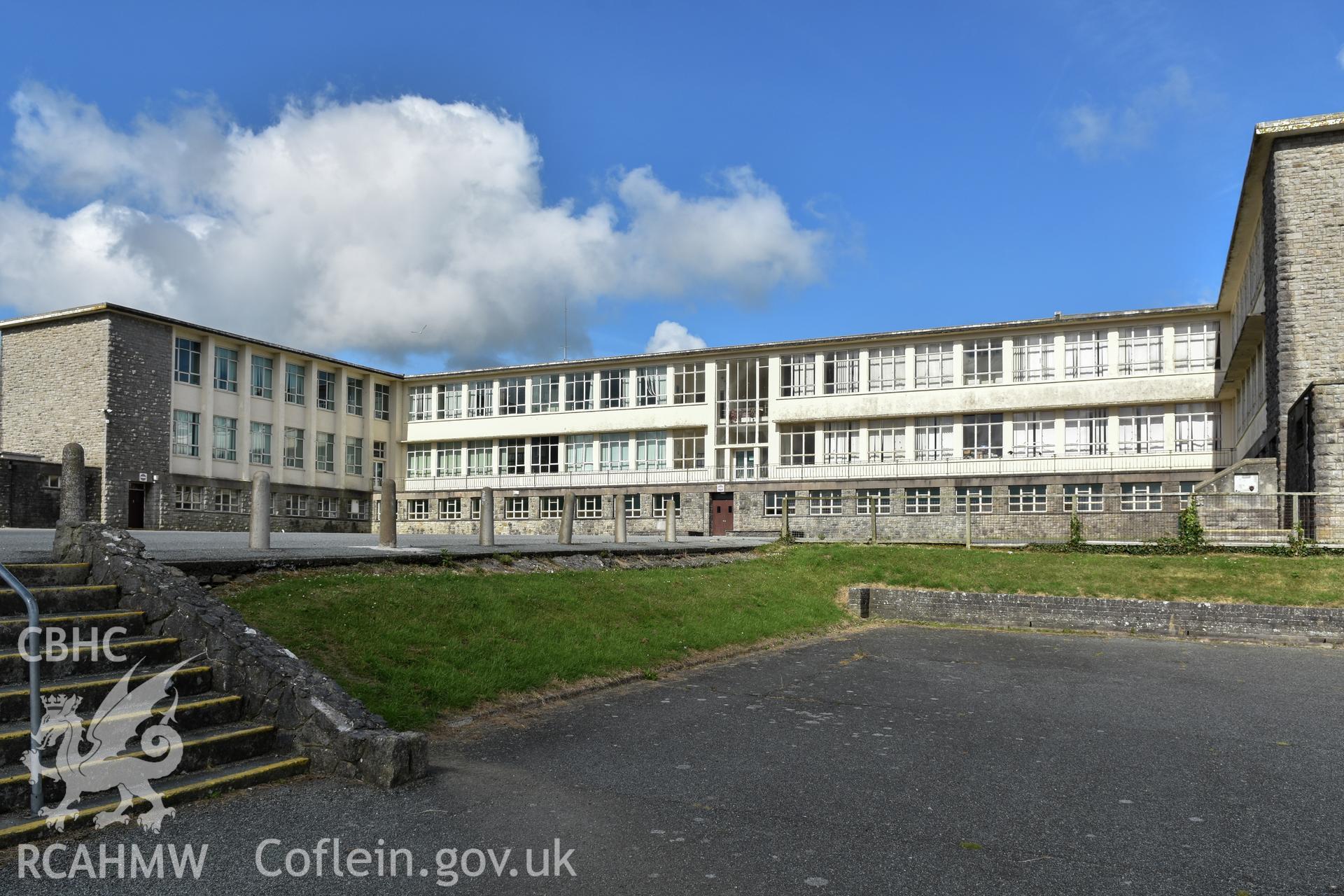 Ysgol Syr Thomas Jones, southern courtyard ranges from the north-east Taken by Susan Fielding.