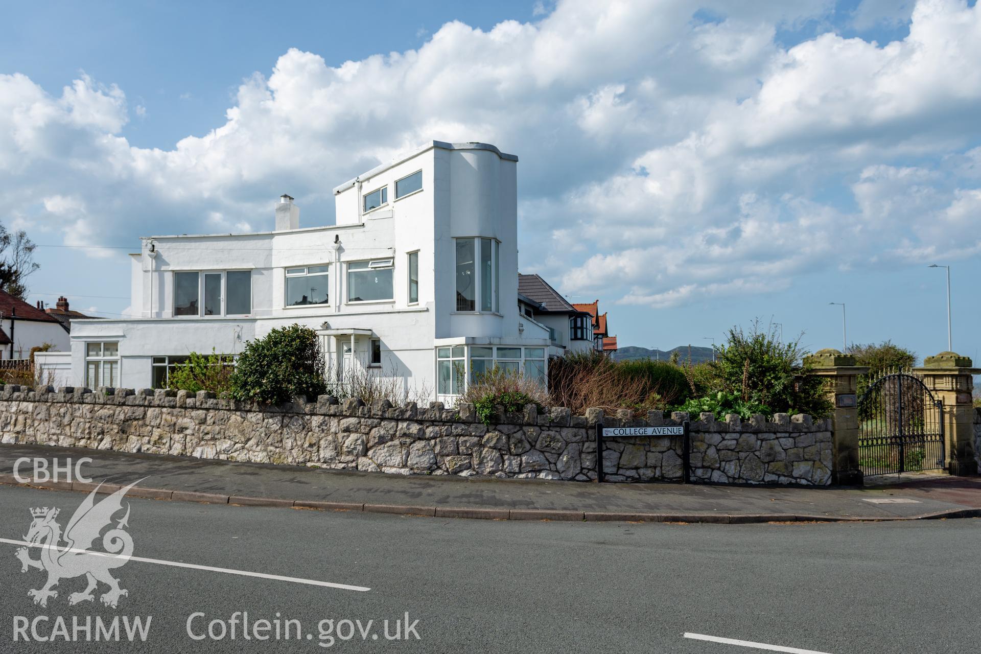 57 Marine Drive from College Avenue and the east Taken by Susan Fielding.