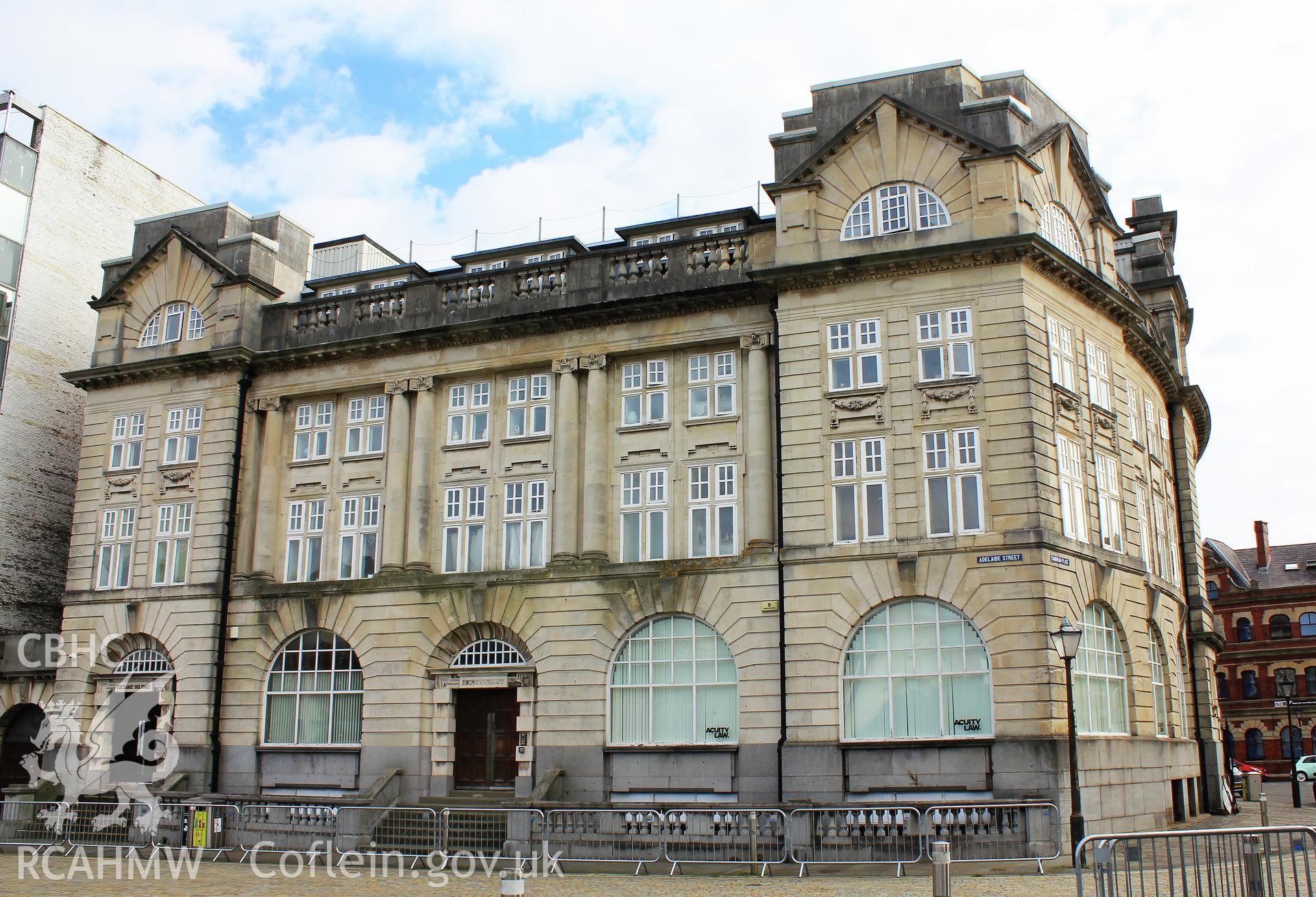 Exchange Chambers, Swansea, wide shot Taken by Meilyr Powel.