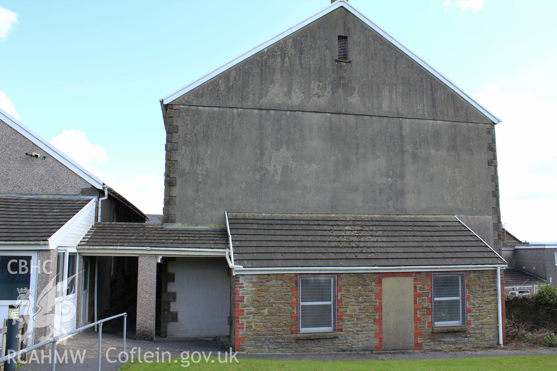 Exterior rear of chapel.