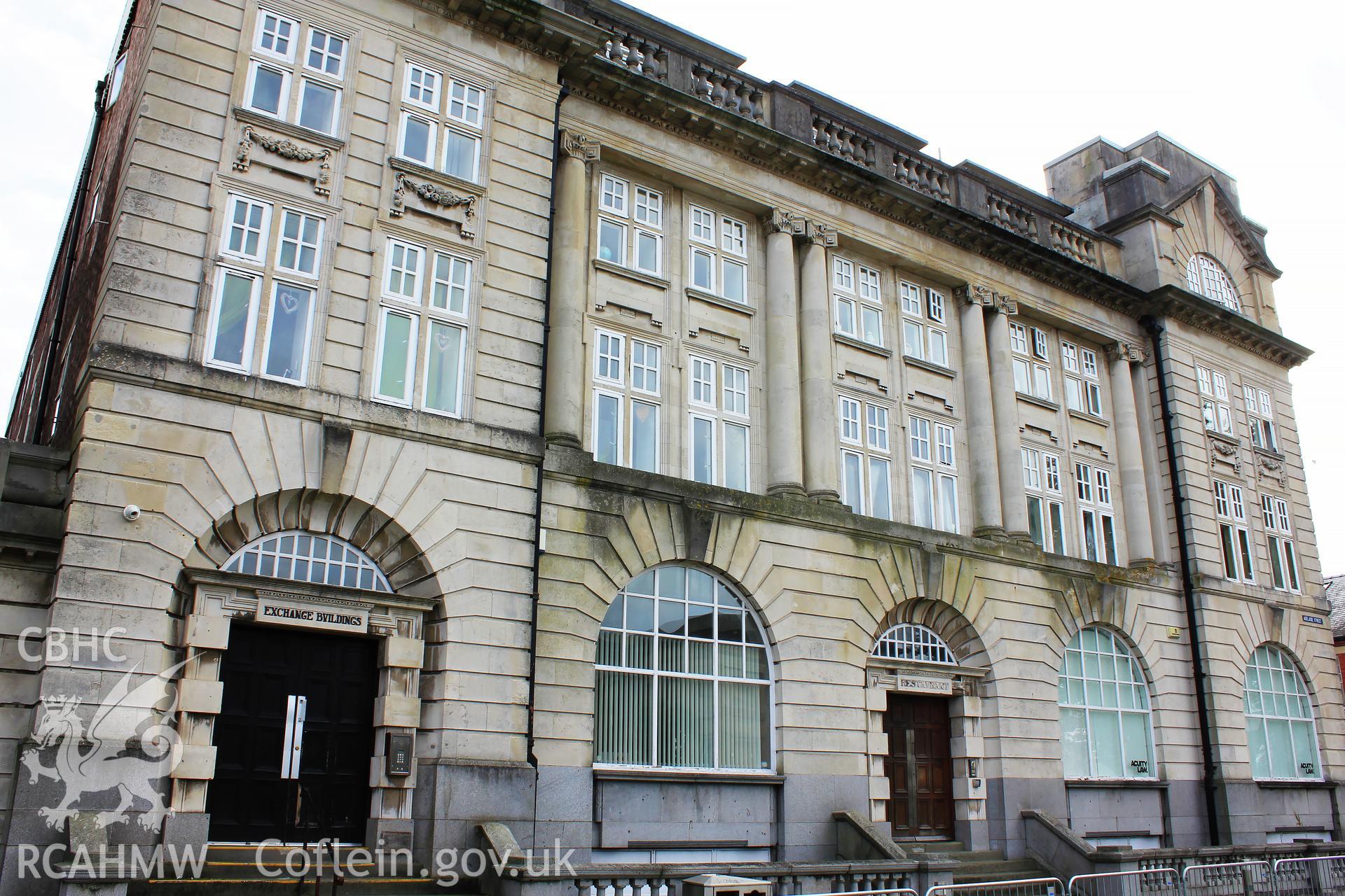 Exchange Chambers, Swansea Taken by Meilyr Powel.