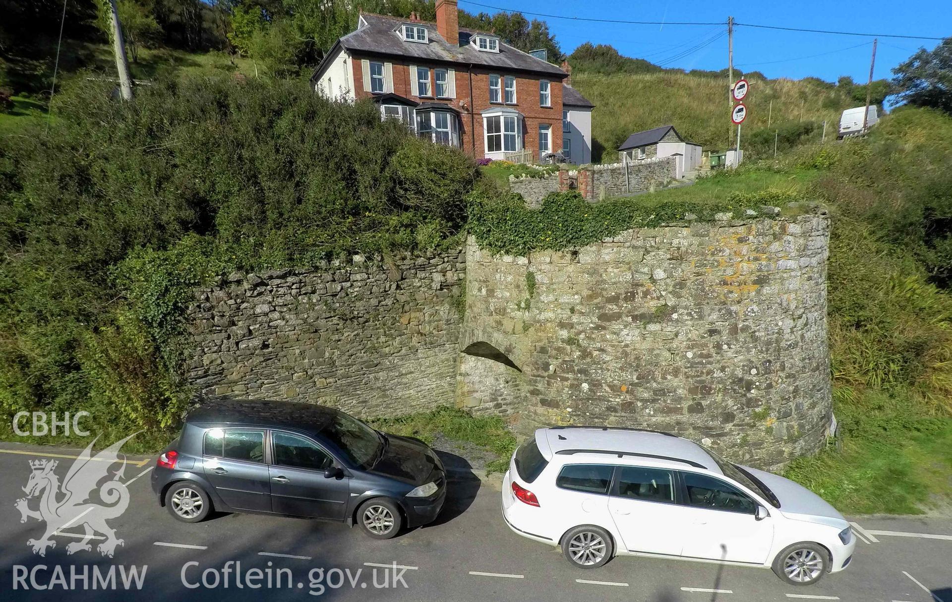 Llangrannog Limekiln. East elevation, taken 20 September 2022