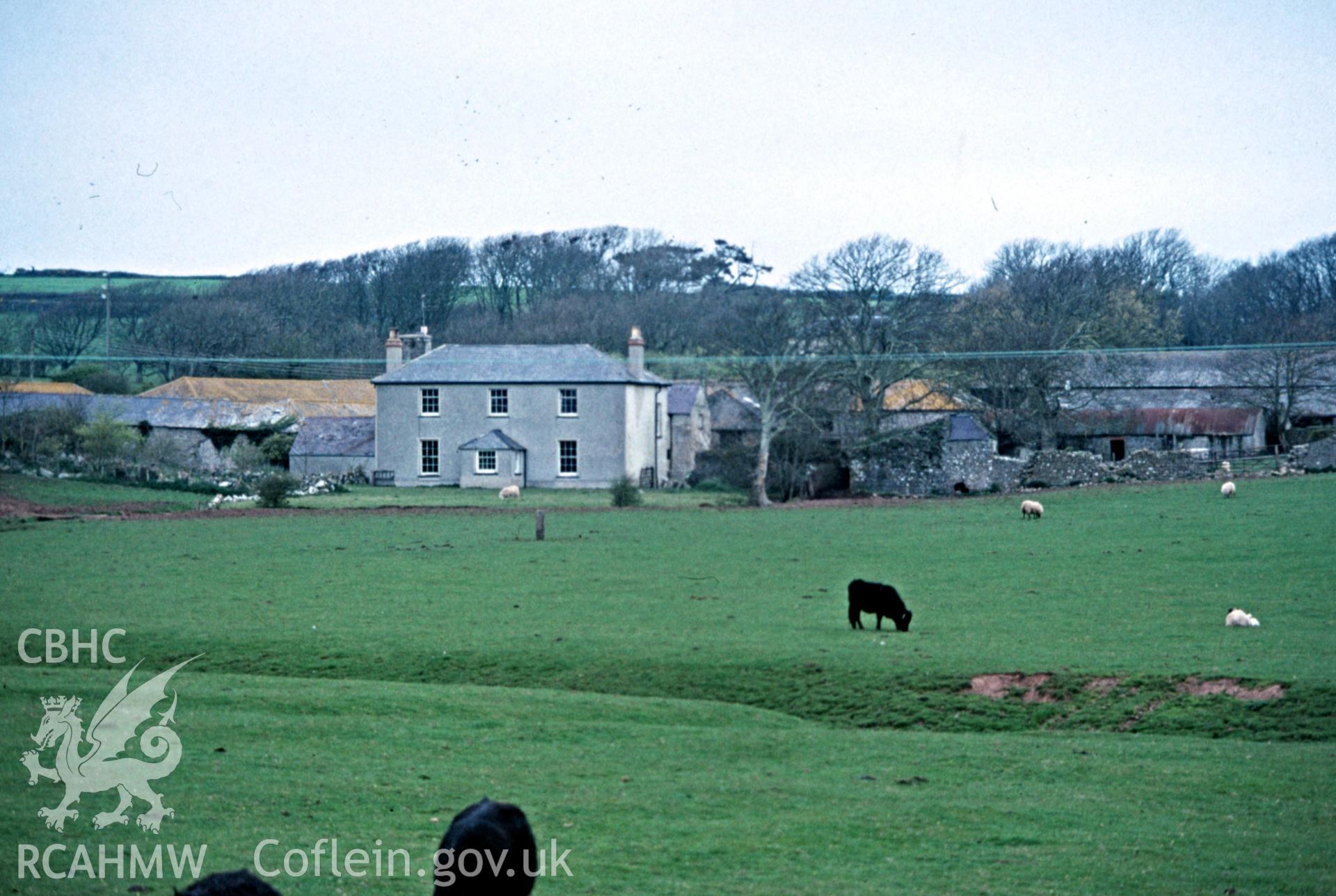 Photograph showing Merrion Court from S,  taken in 1992 by Adrian James.