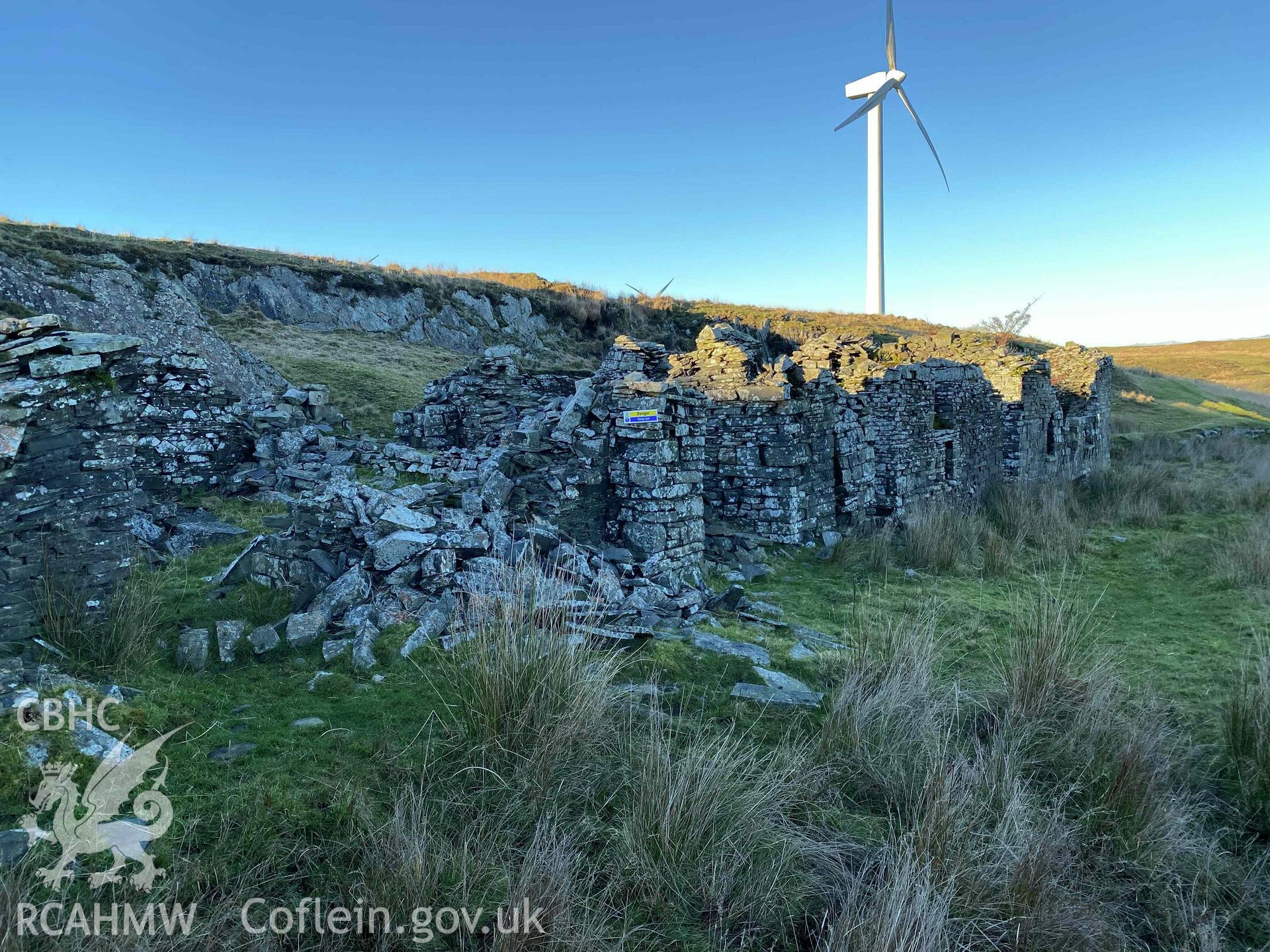 Digital colour photograph showing Blaen Wyre-isaf.