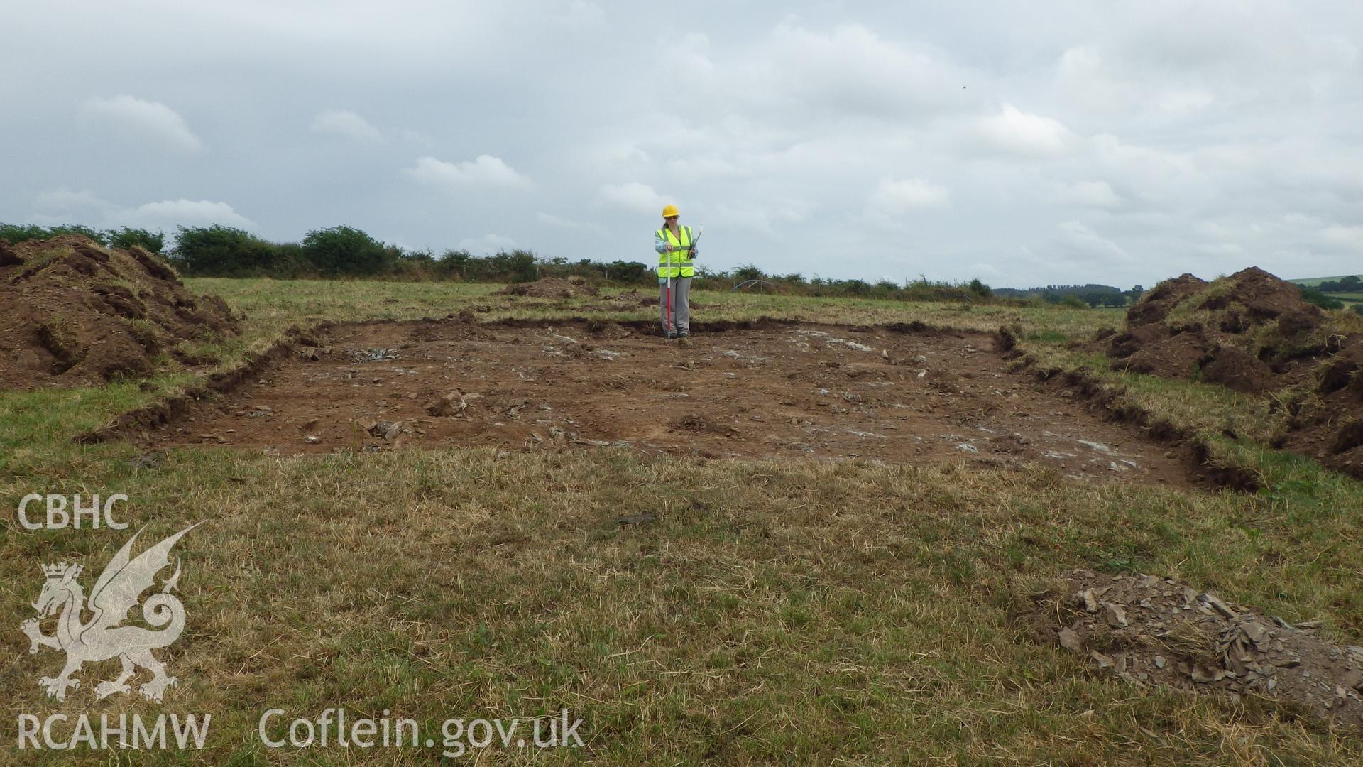 Trysor report plate 1: Stripping of Trench 1, looking east southeast.