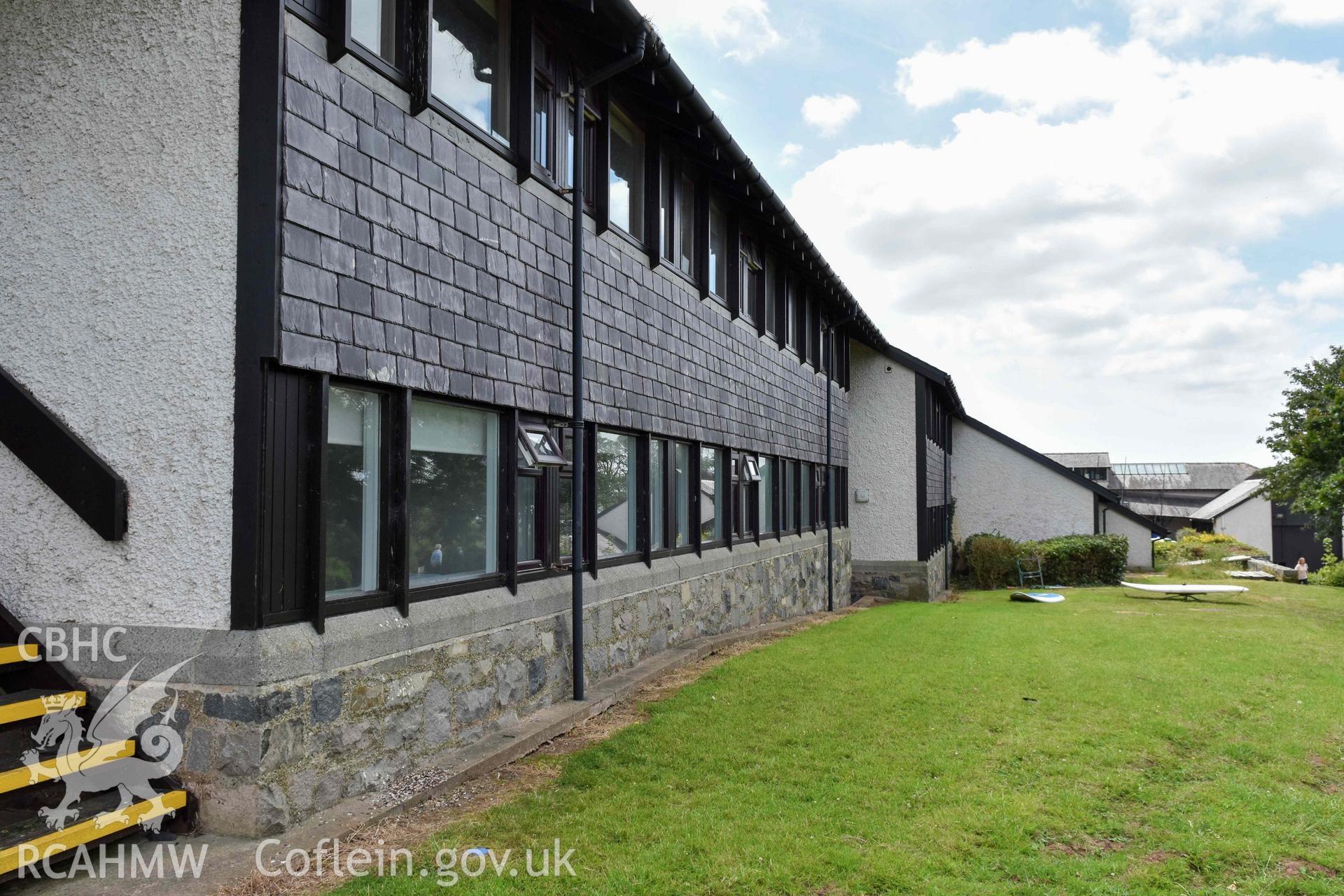 Plas Menai - Main block from north (west elevation).