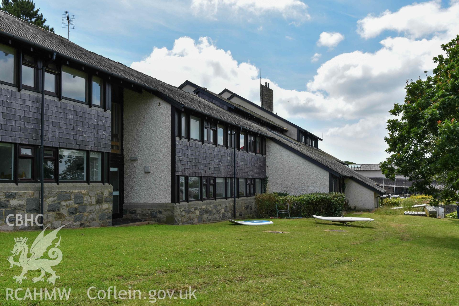 Plas Menai - Main block from north-west (west elevation).