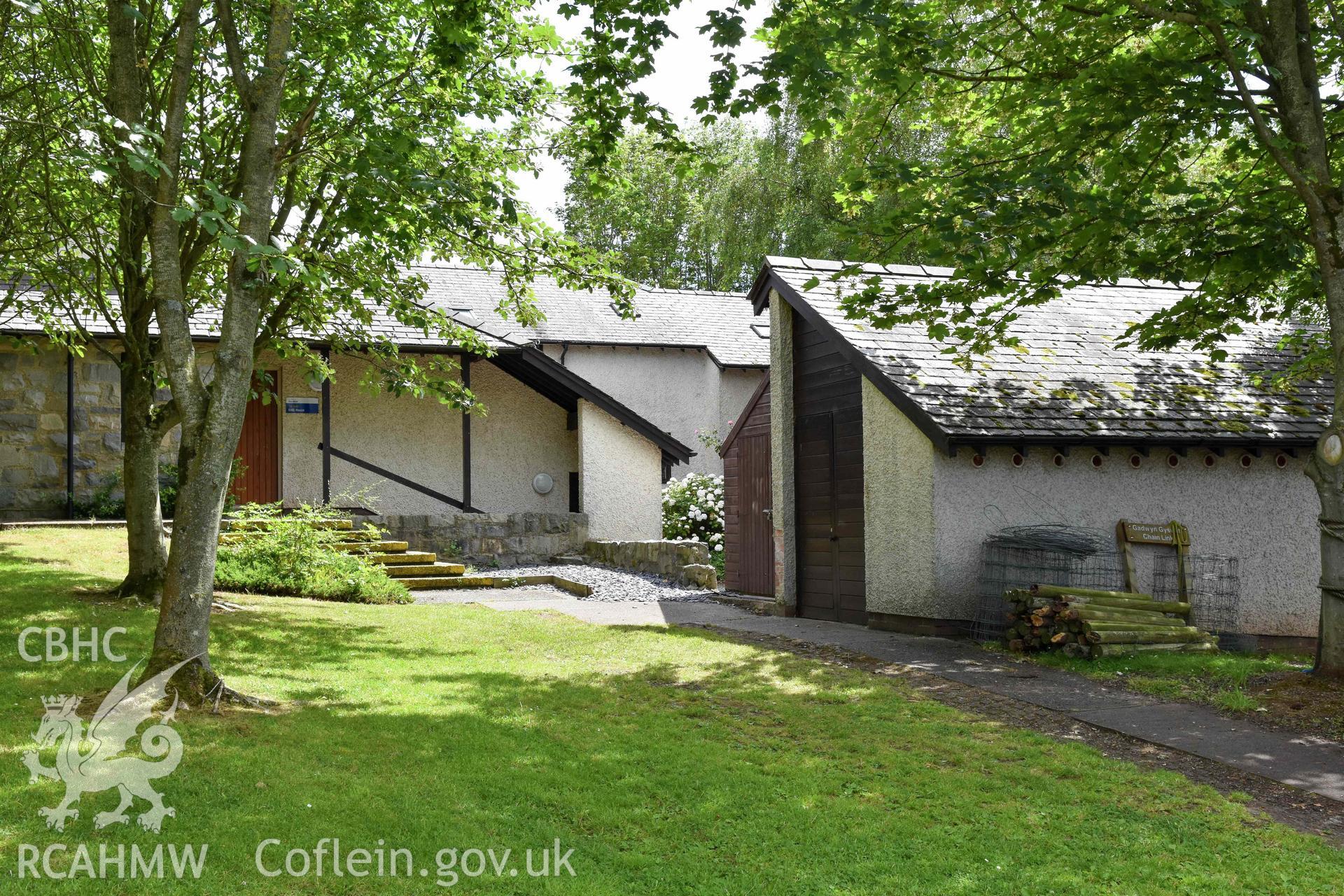 Plas Menai - Accommodation ranges in south corner of site.