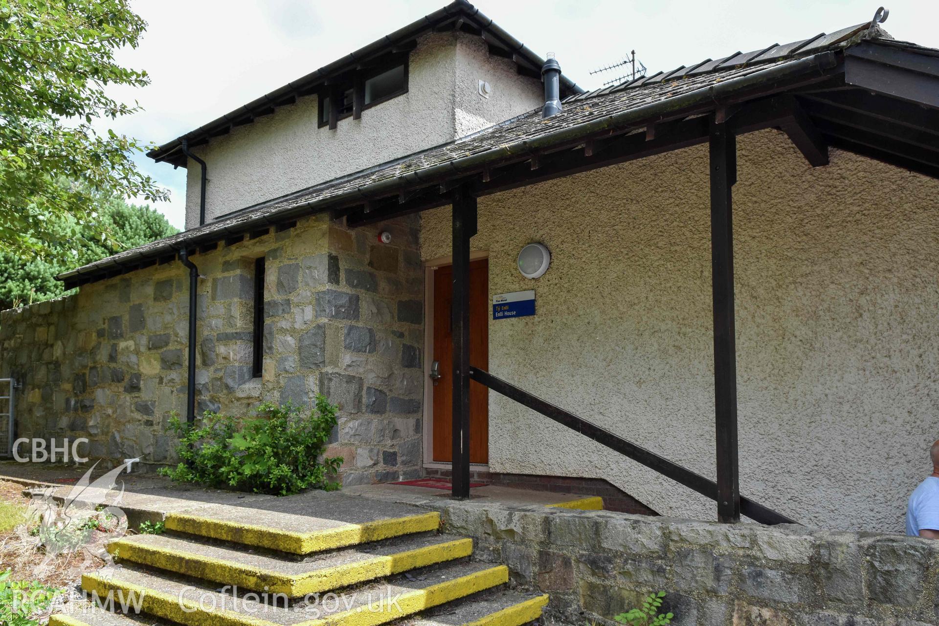 Plas Menai - Accommodation ranges in south corner of site.