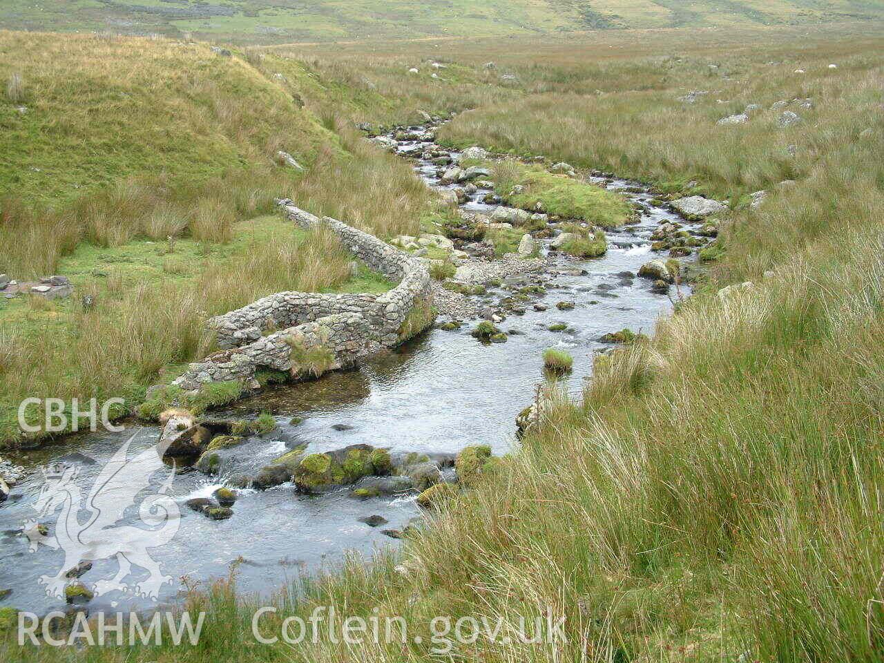 Photograph showing Carneddau Cwm Caseg: Sheepfold & Washing Pool, taken by John Latham, 2003.
