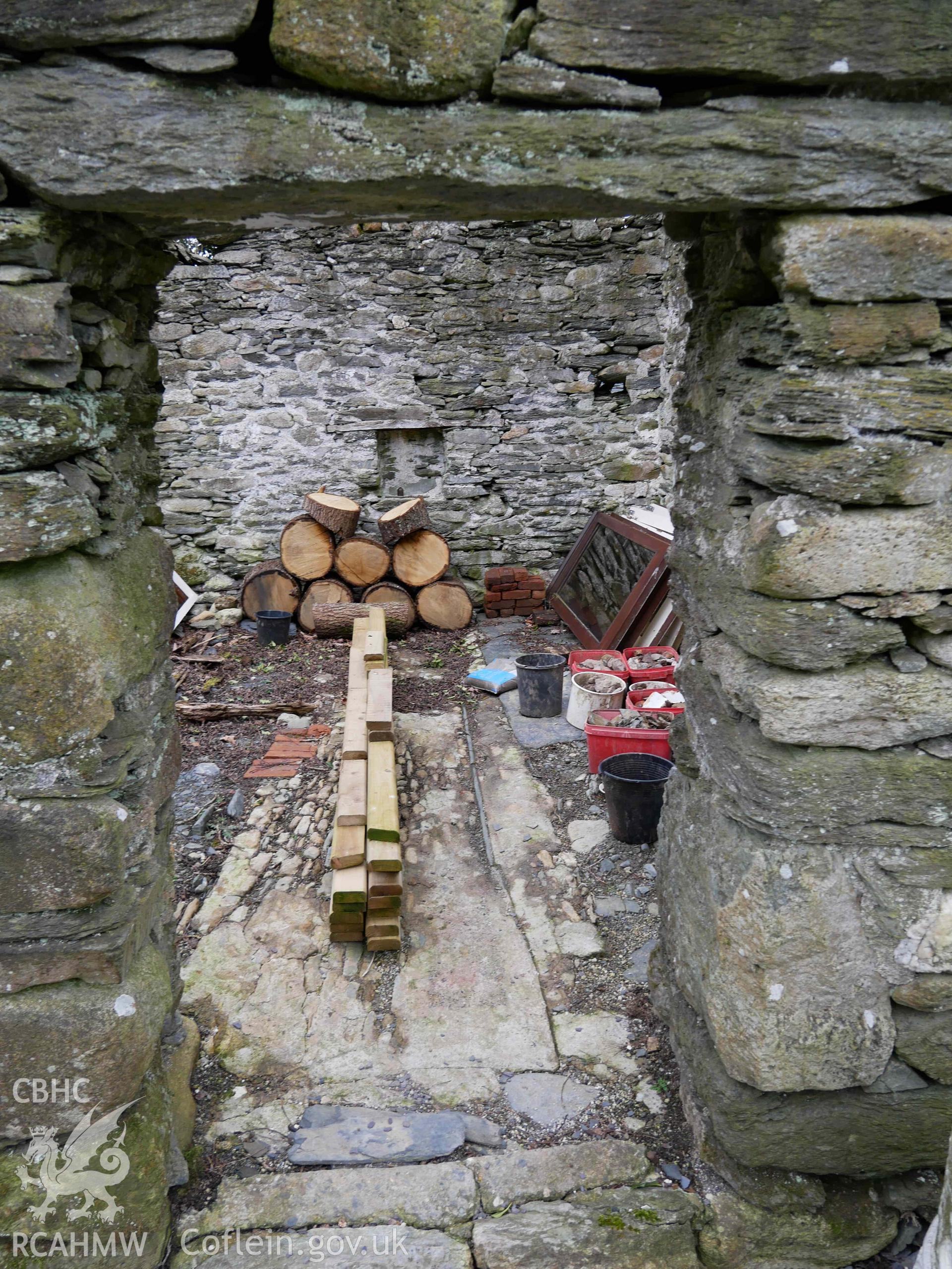 Photograph of buildings at Foel, Penmachno, received as a condition of planning permission granted, application reference:  NP4/29/510A, dated March 2023.