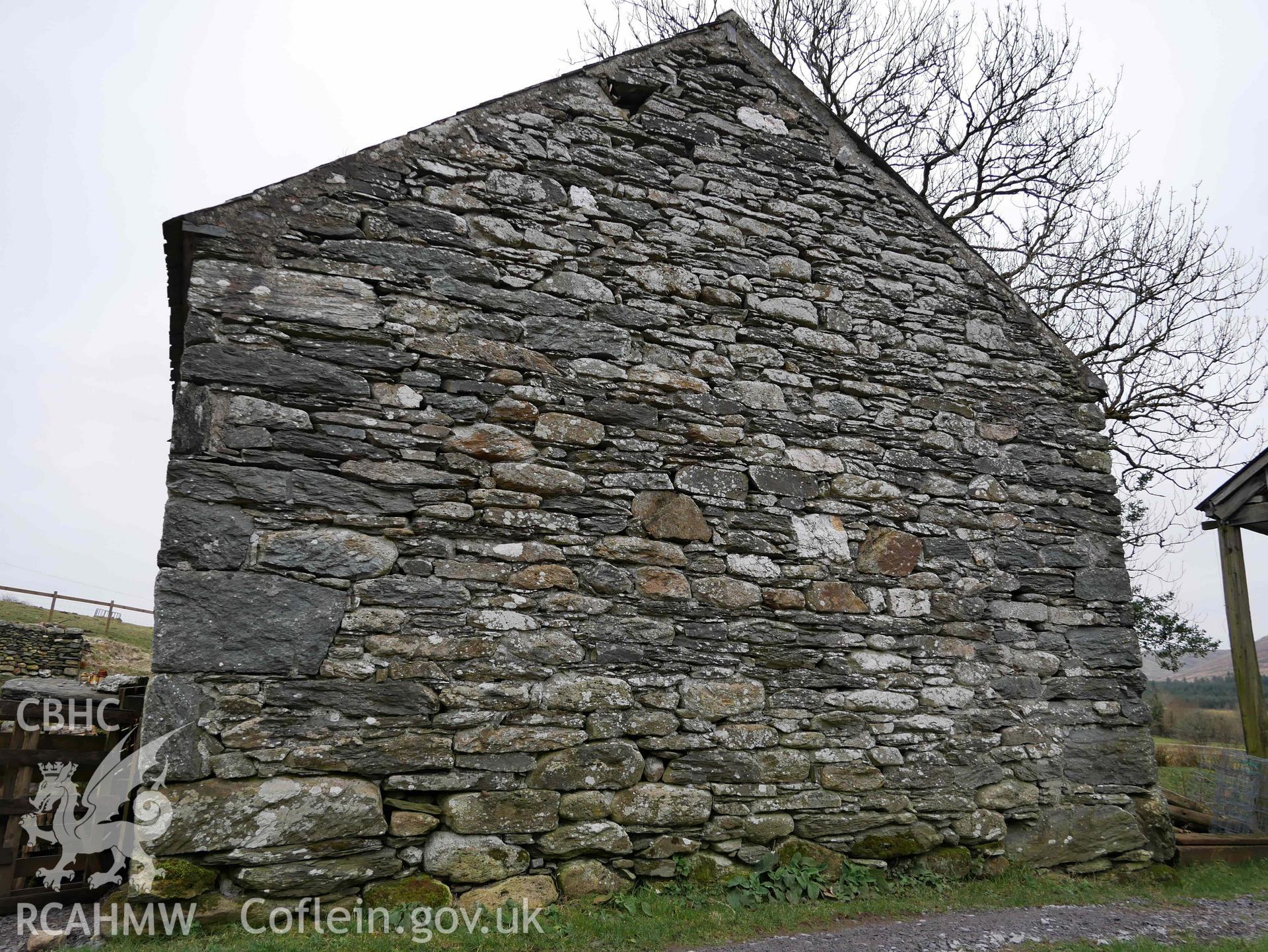 Photograph of buildings at Foel, Penmachno, received as a condition of planning permission granted, application reference:  NP4/29/510A, dated March 2023.