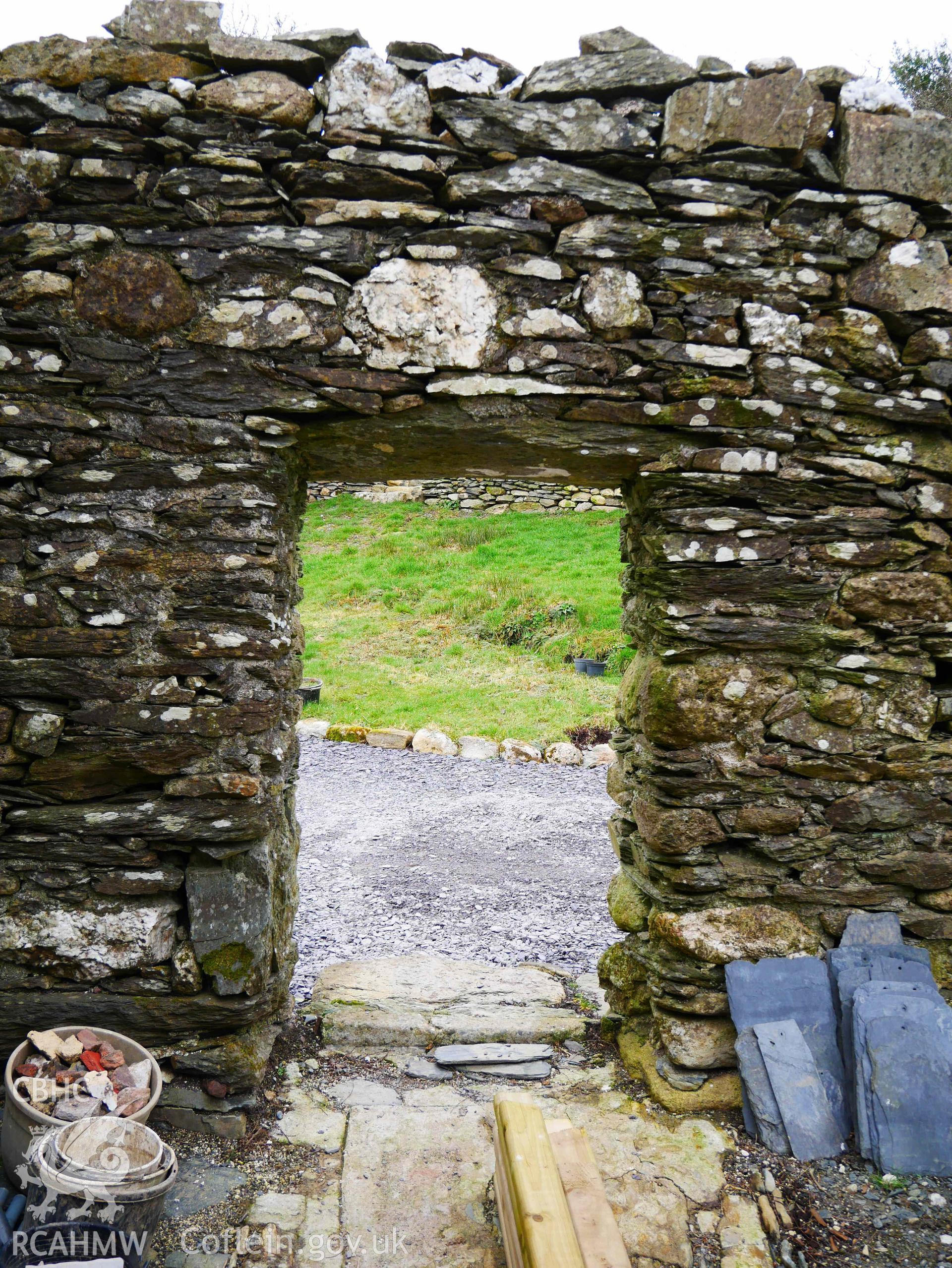 Photograph of buildings at Foel, Penmachno, received as a condition of planning permission granted, application reference:  NP4/29/510A, dated March 2023.