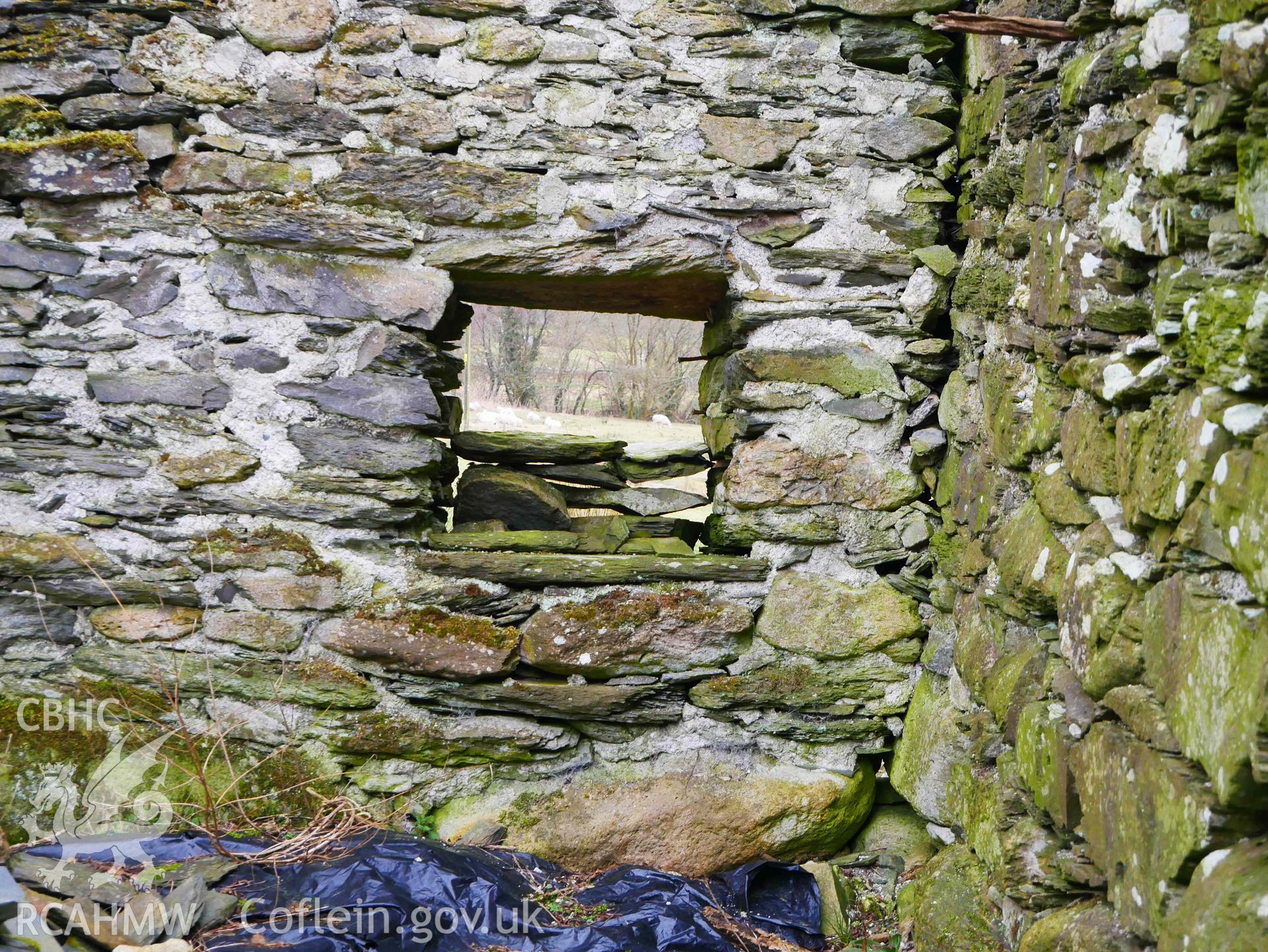 Photograph of buildings at Foel, Penmachno, received as a condition of planning permission granted, application reference:  NP4/29/510A, dated March 2023.