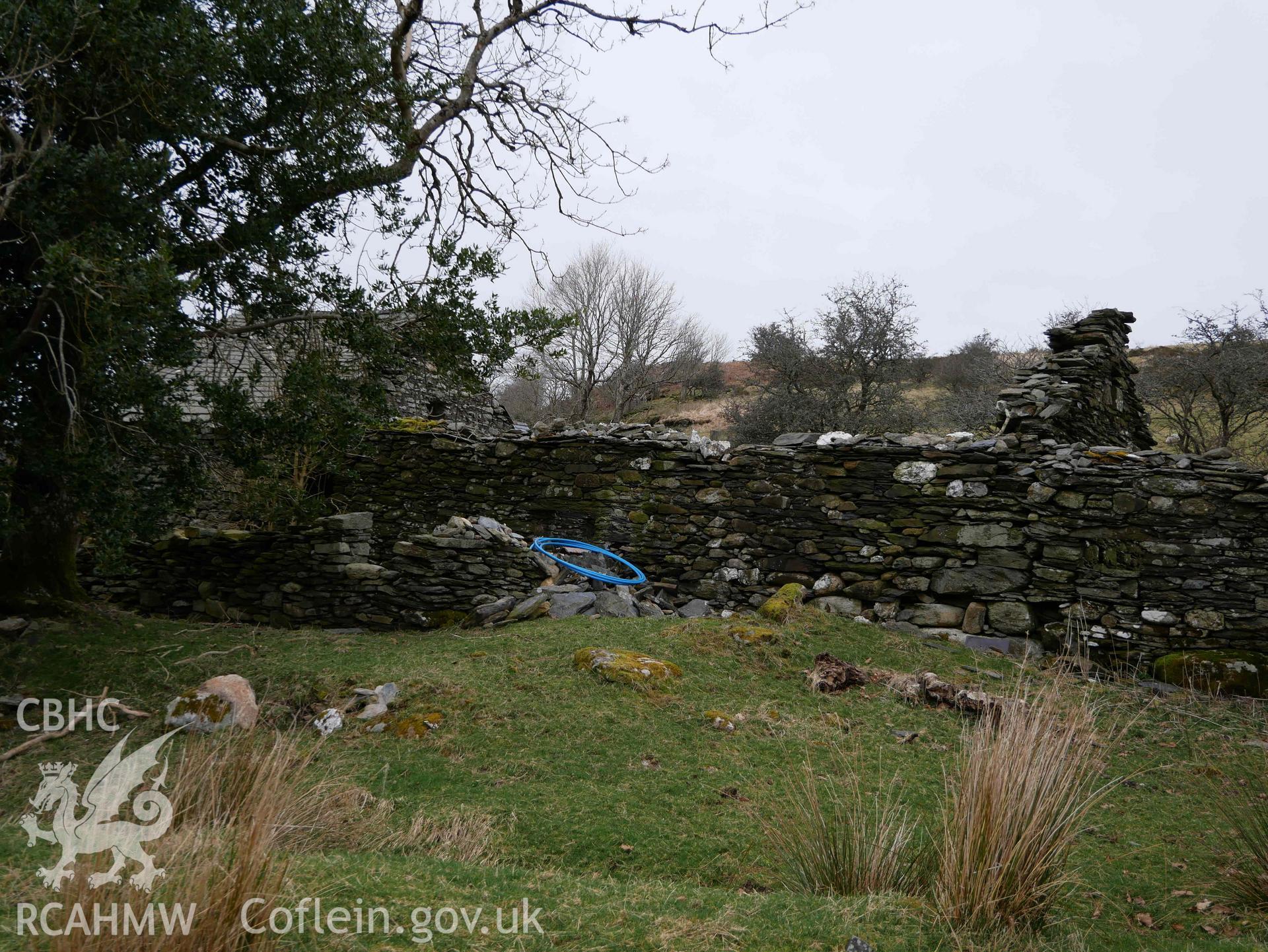 Photograph of buildings at Foel, Penmachno, received as a condition of planning permission granted, application reference:  NP4/29/510A, dated March 2023.