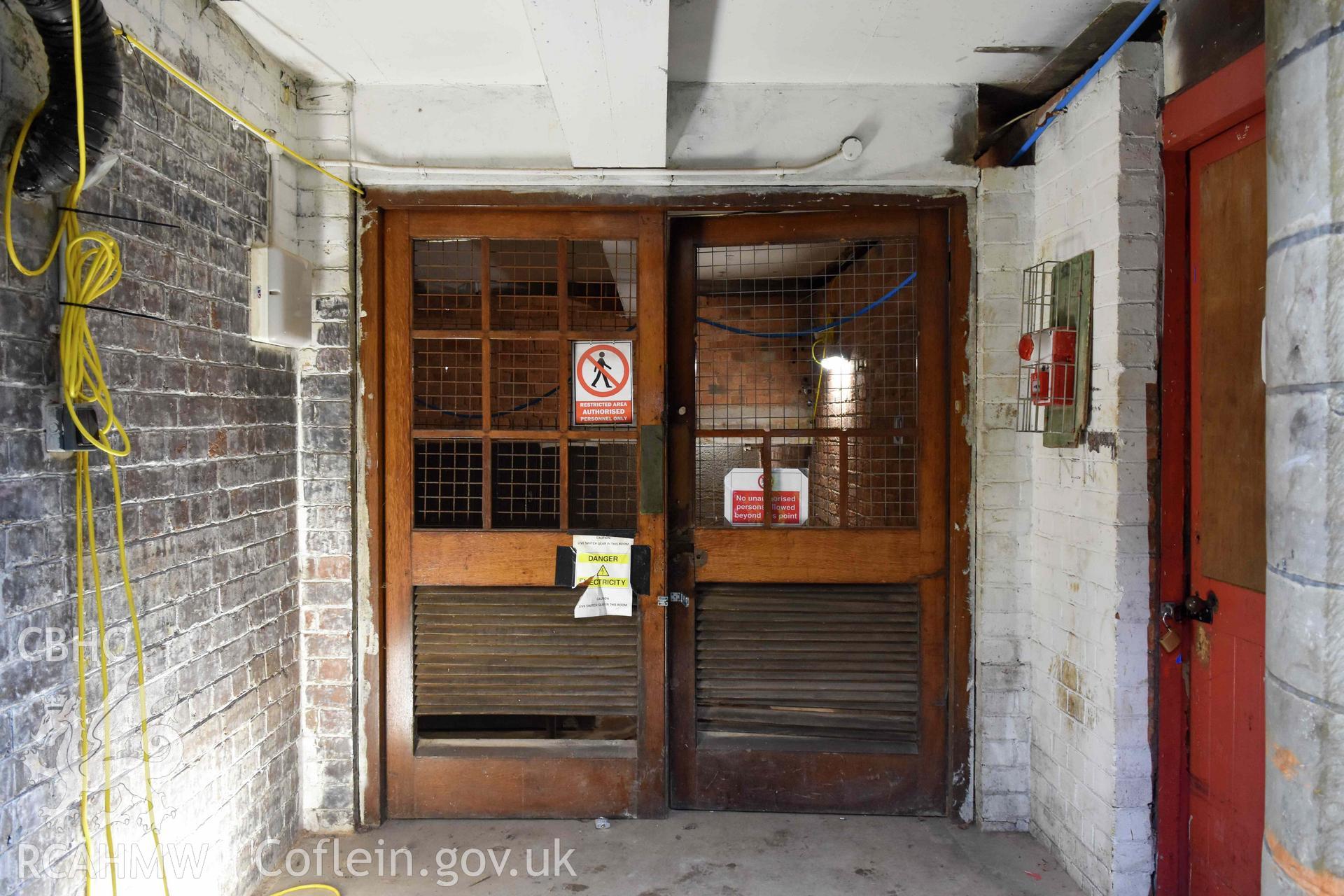 Inner doorway to basement level.