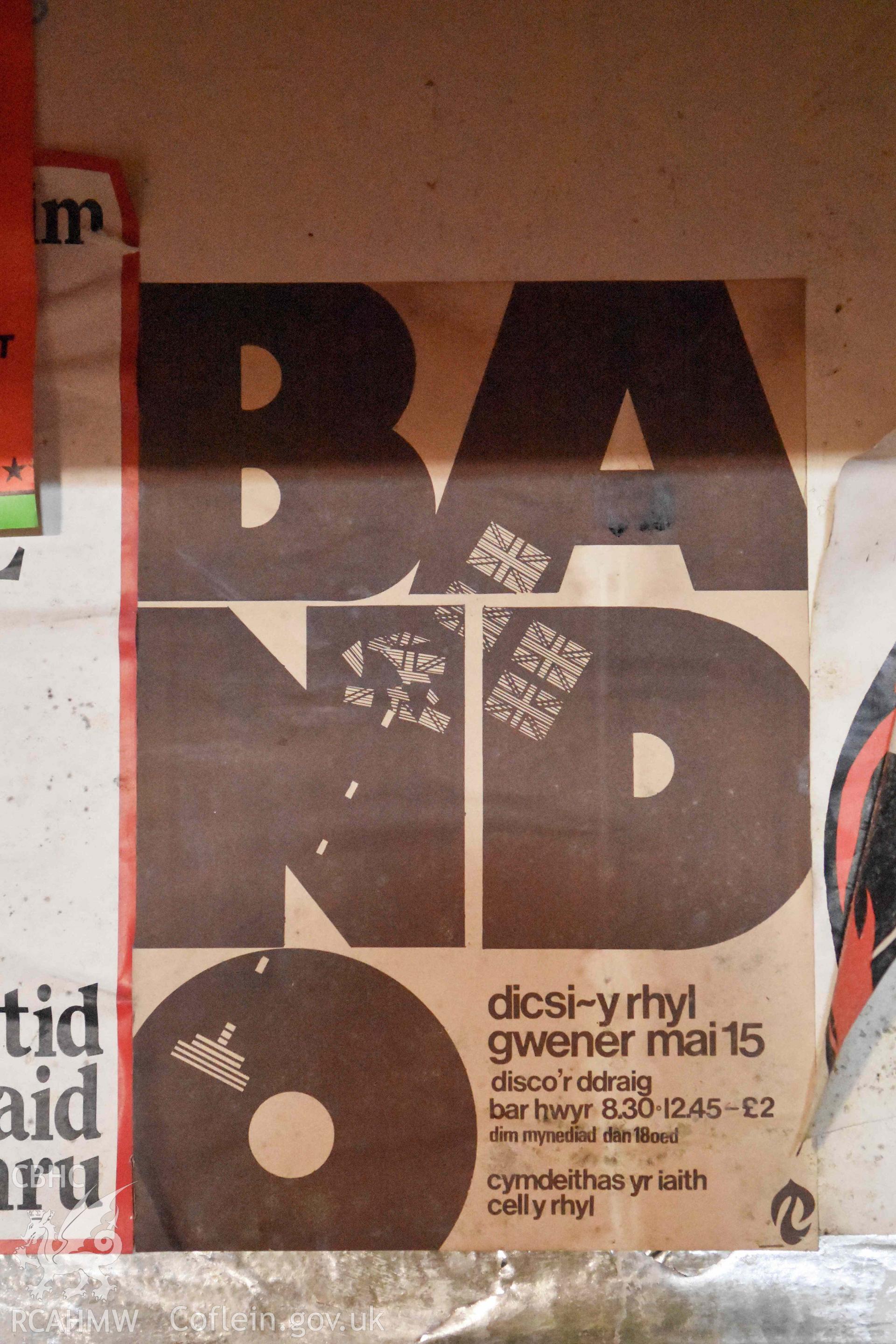 Basement bar- posters.