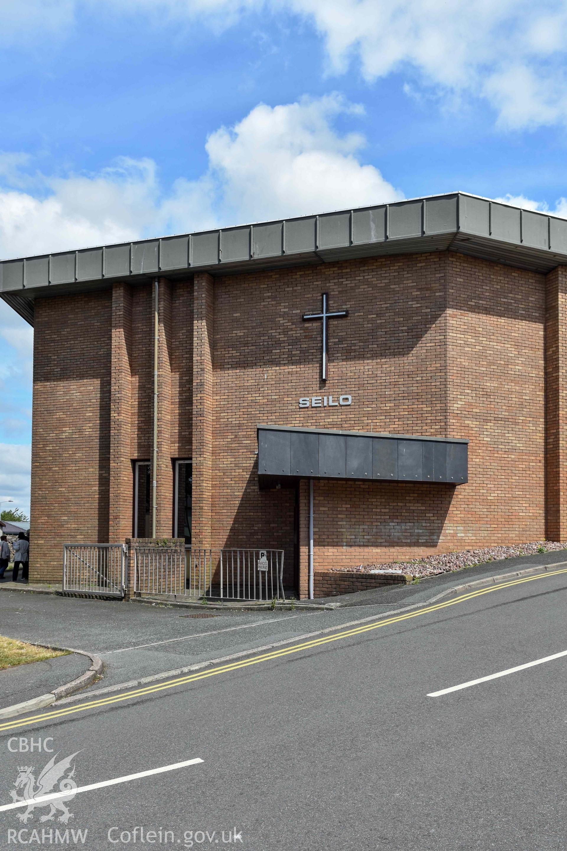 Capel Seilo, exterior, west elevation.