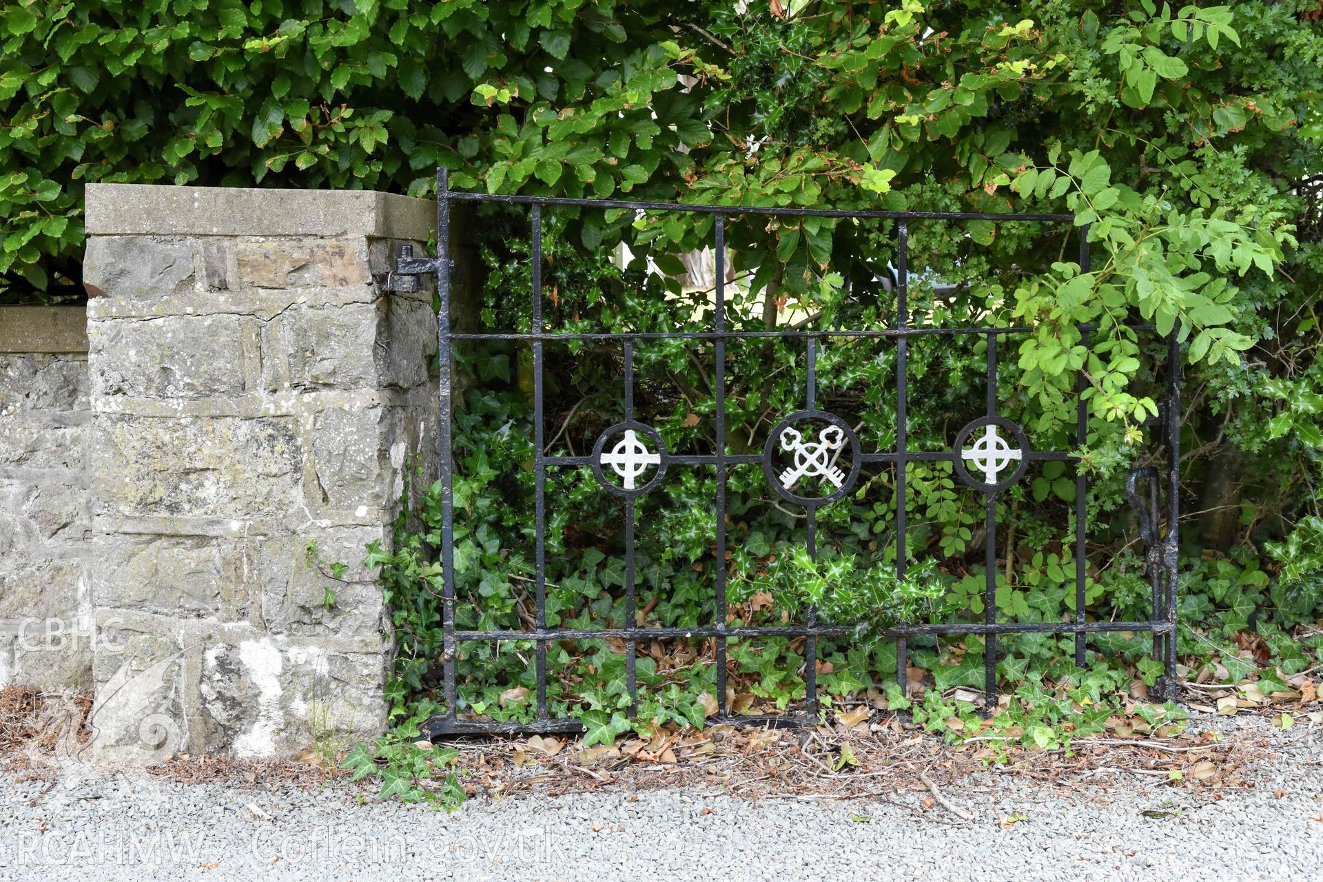 St Peter's Church, detail of gate.