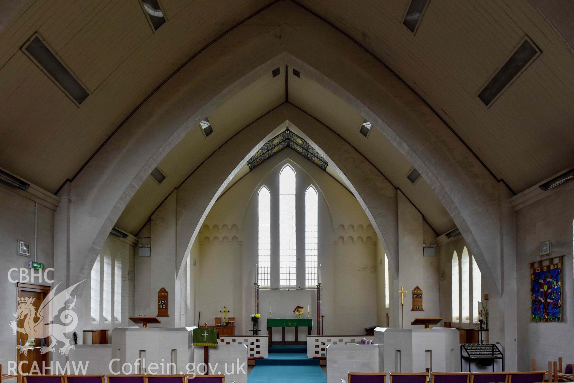 St Peter's Church, interior looking south-east to altar.
