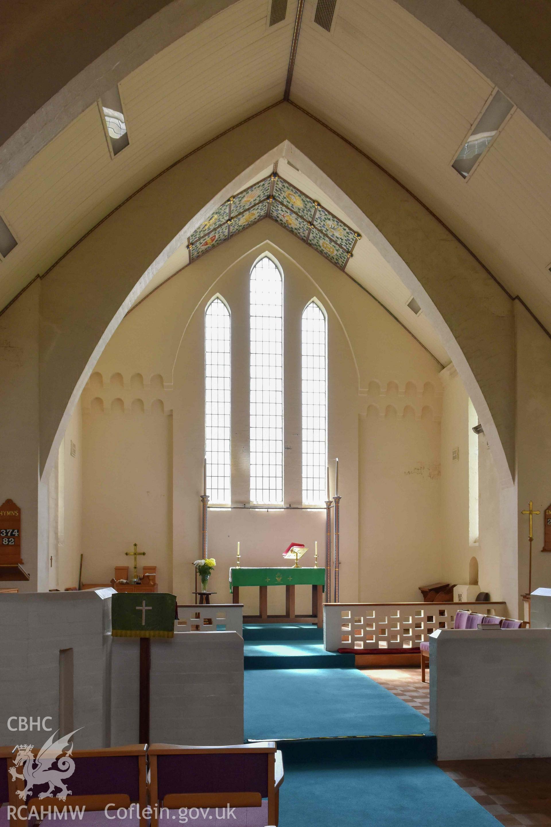 St Peter's Church, chancel looking south-east.