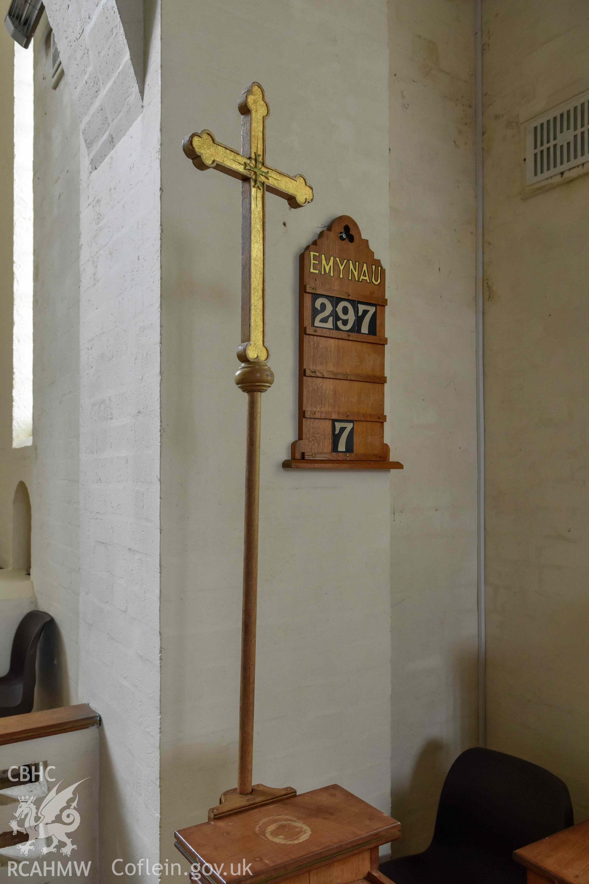 St Peter's Church, detail of altar cross.