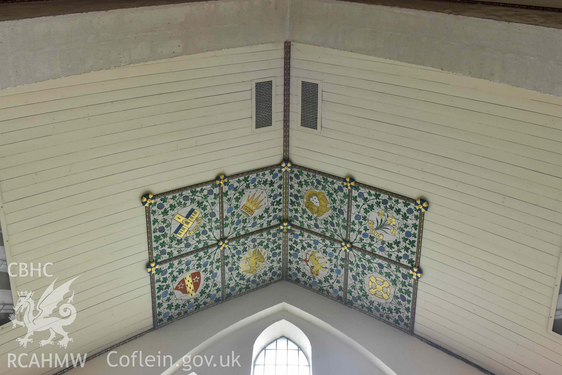 St Peter's Church, chancel ceiling.