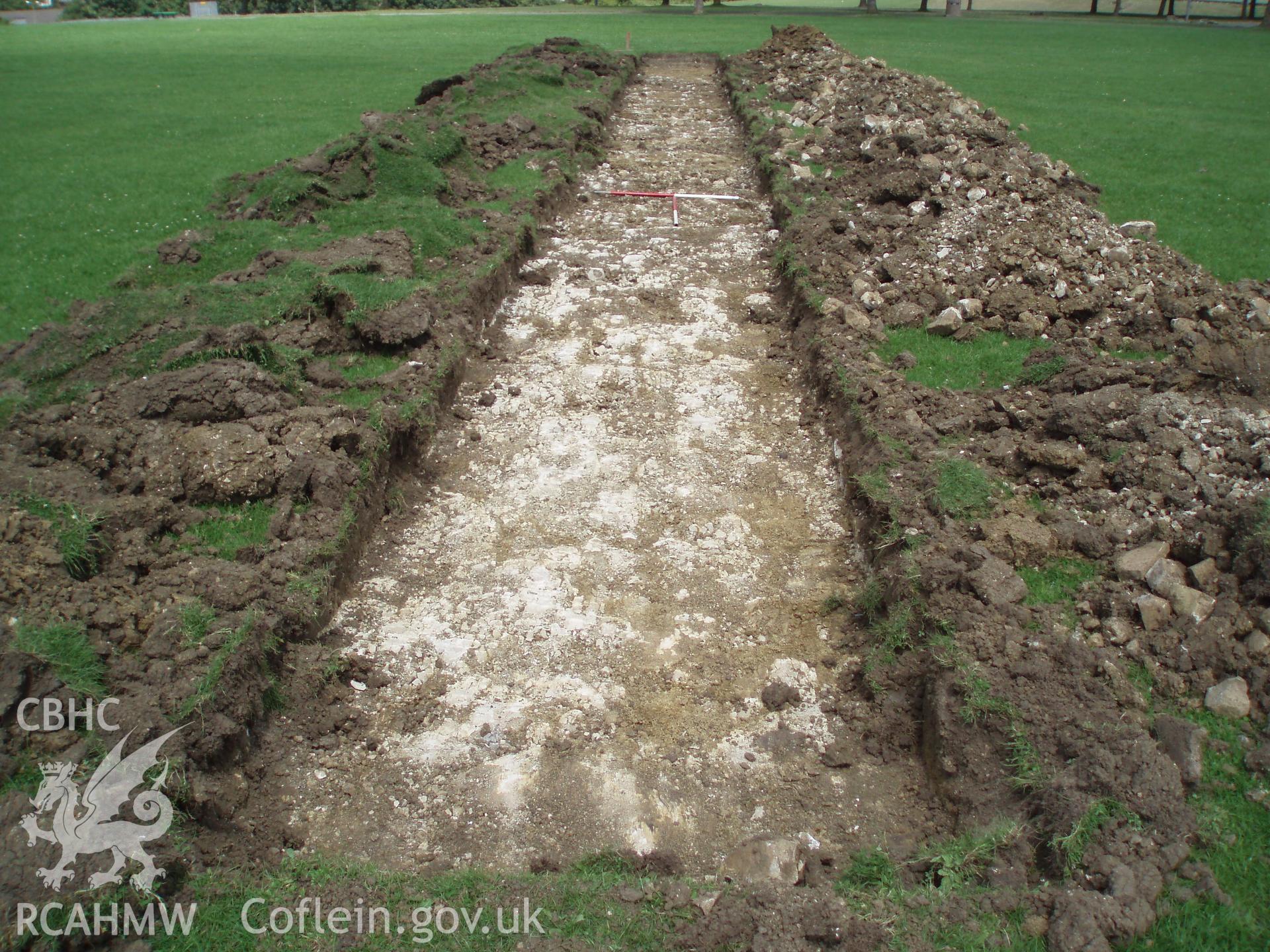 Land at Hartridge High School, Newport, Monmouthshire: digital copy of photograph relating to the evaluation.