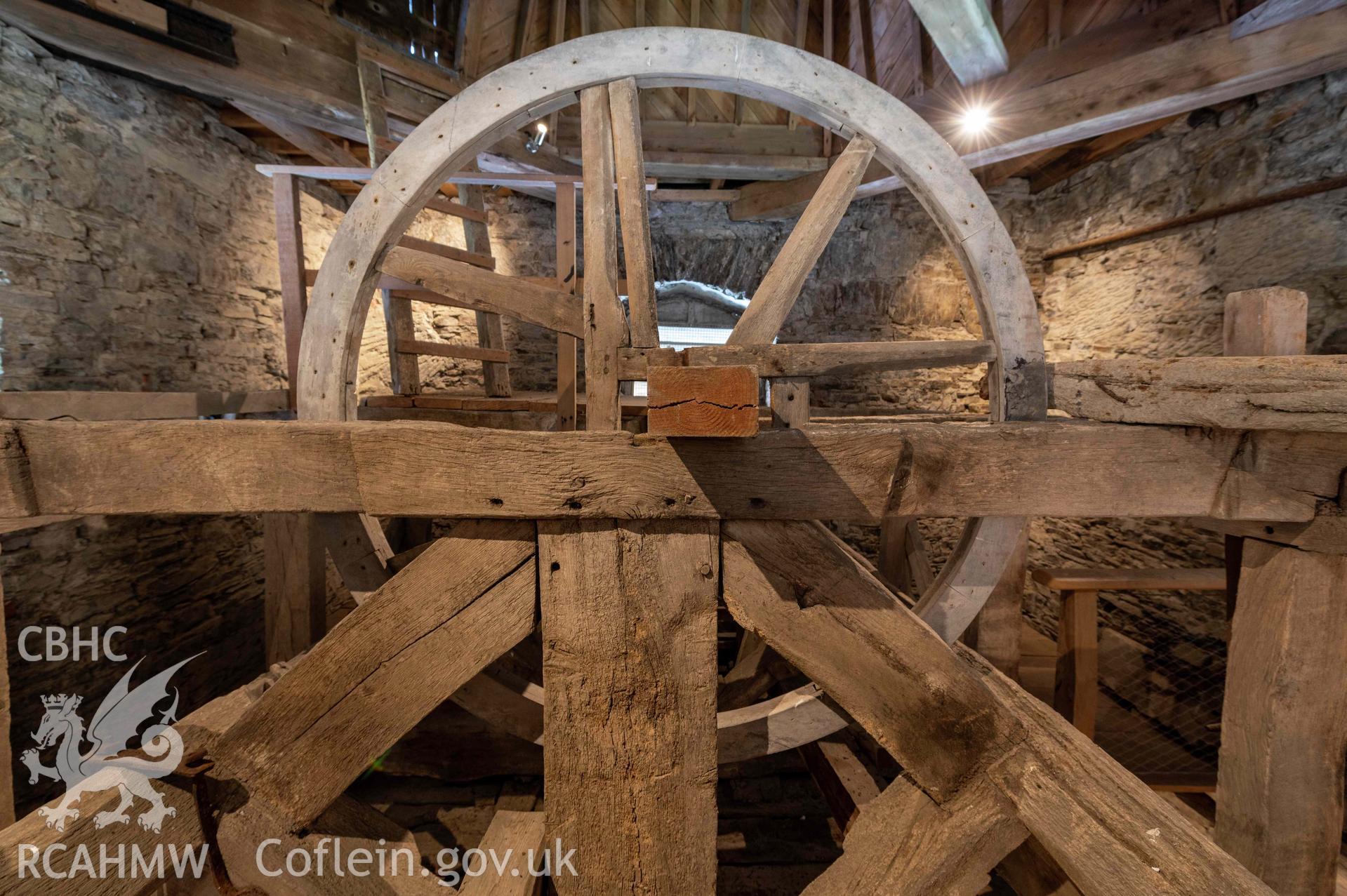St Michael's Church, Llanfihangel y Creuddyn. Bell-frame.