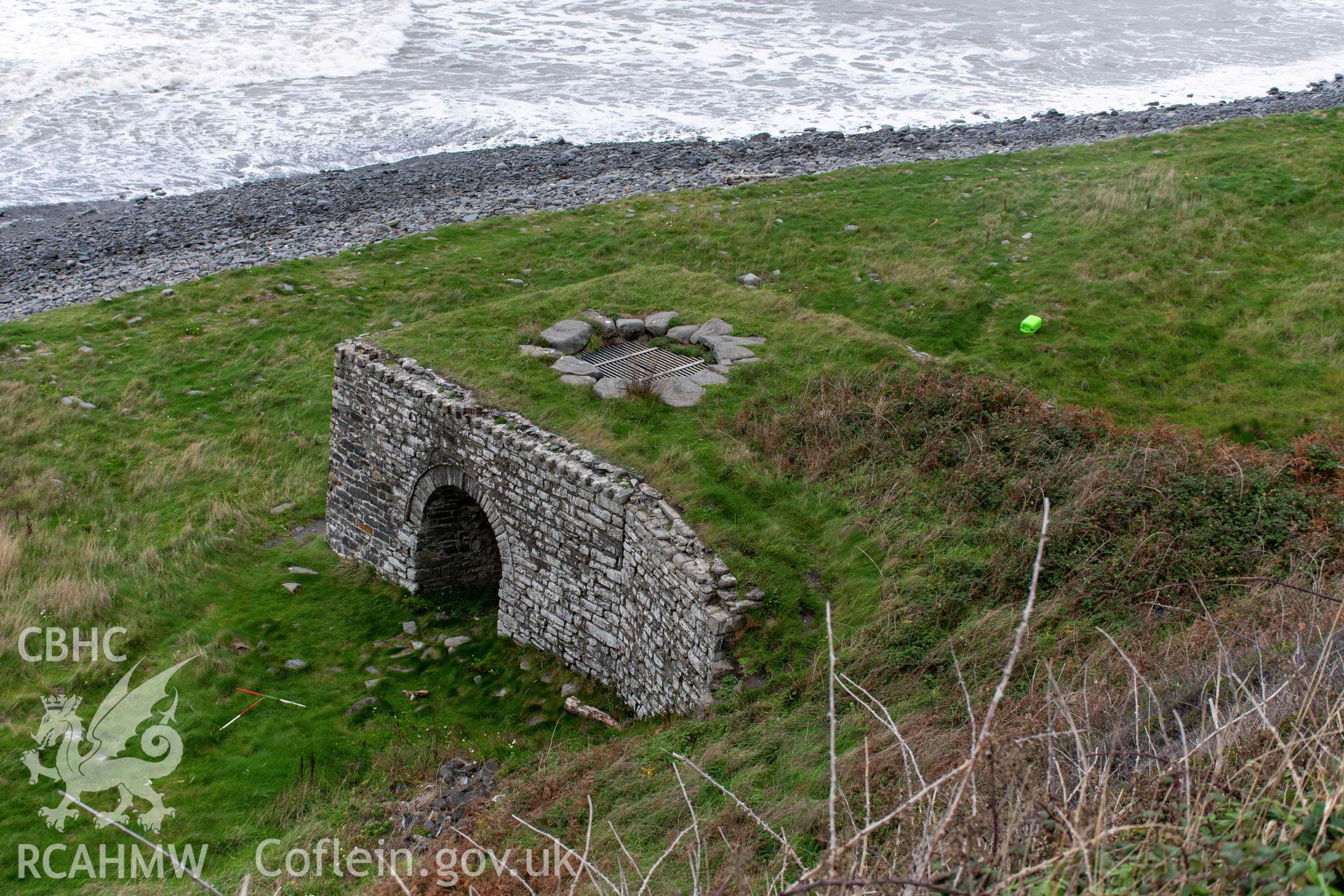 Wallog Limekiln. General view from the southeast.