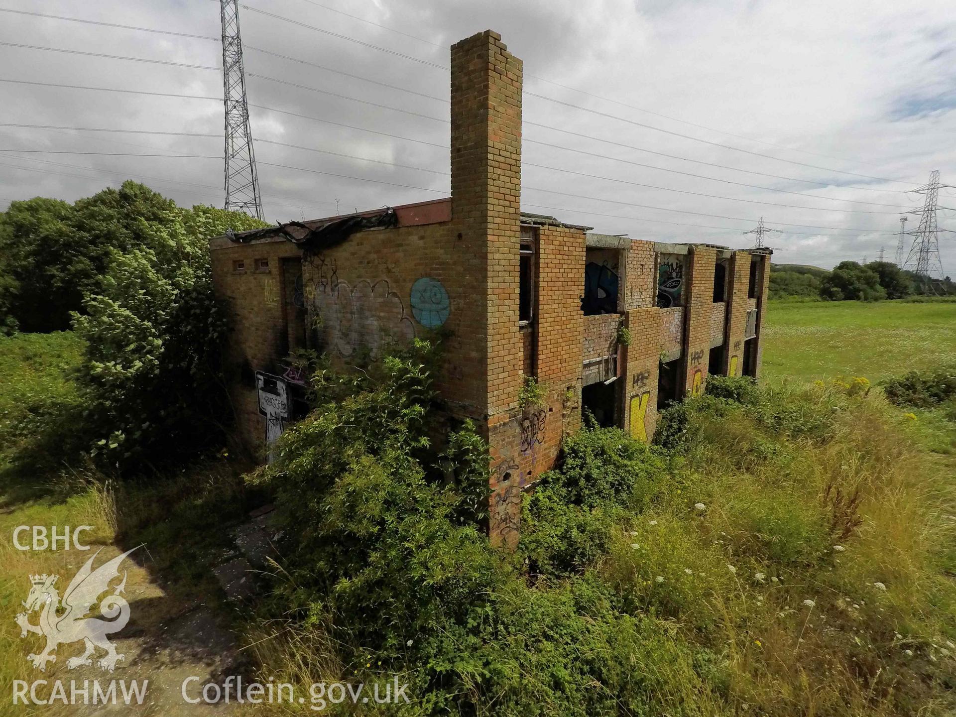 Elevated image of Ivor Llewellyn Block. St Athan Boys Village.