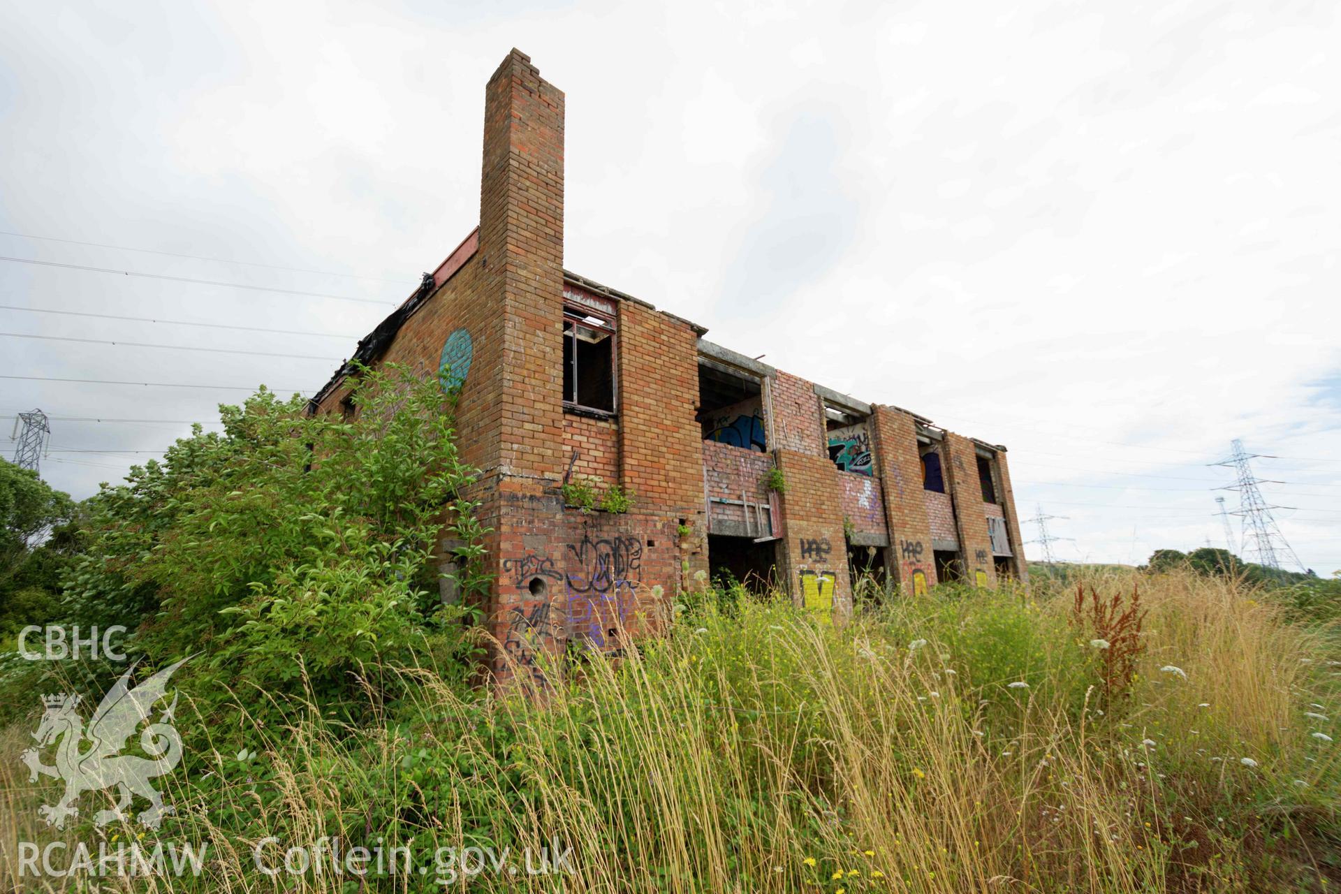 Ivor Llewellyn Block exterior north west corner. St Athan Boys Village.