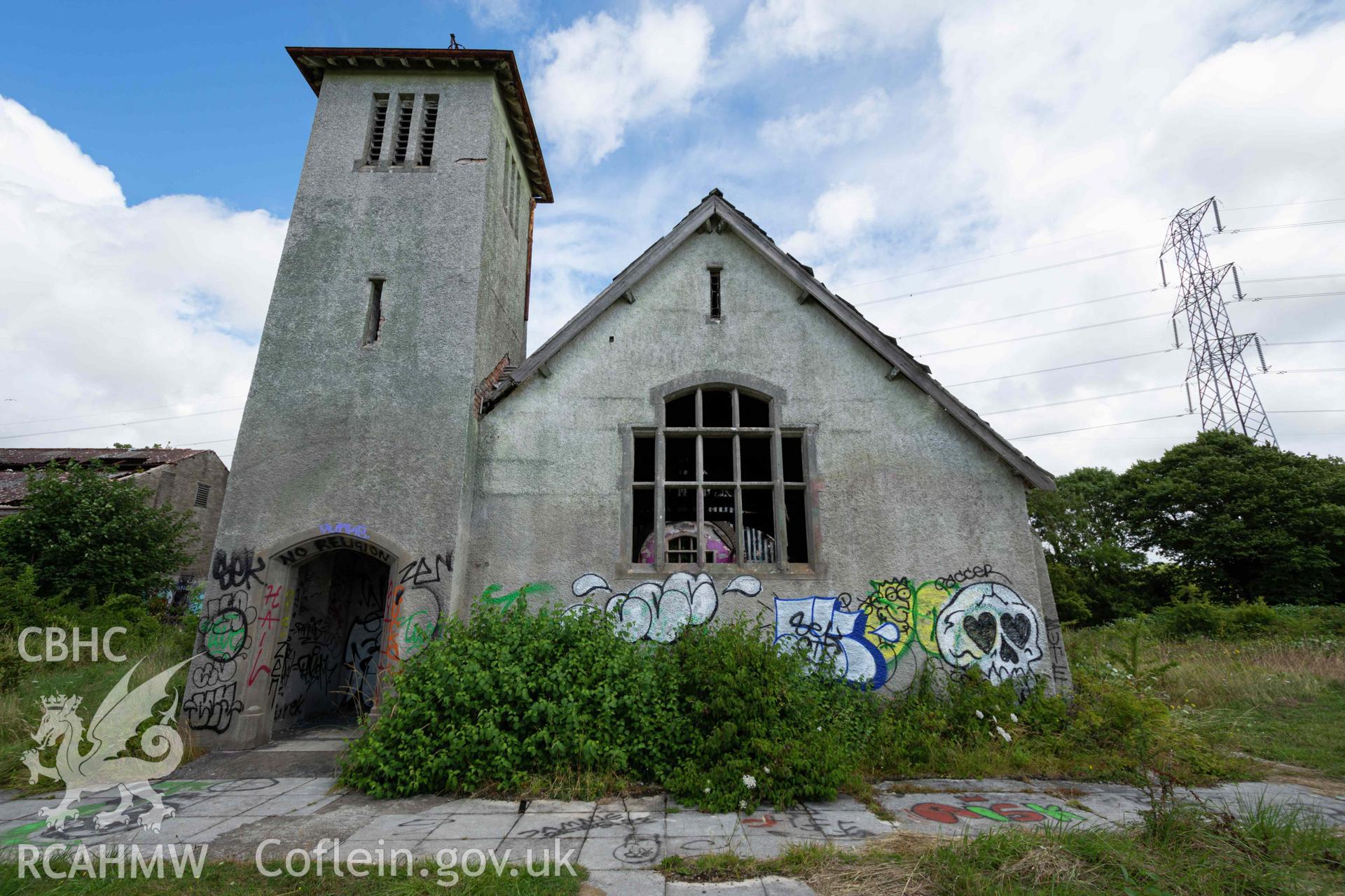 Church front (west side). St Athan Boys Village.