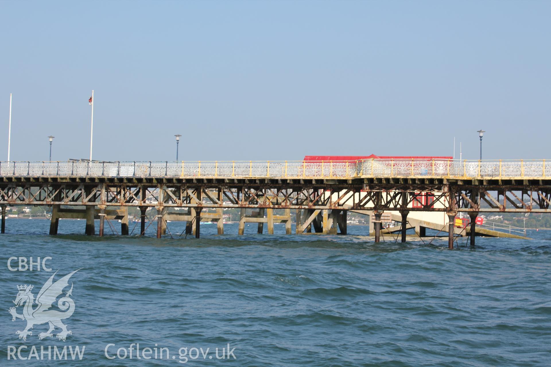 Section of the pier stem.