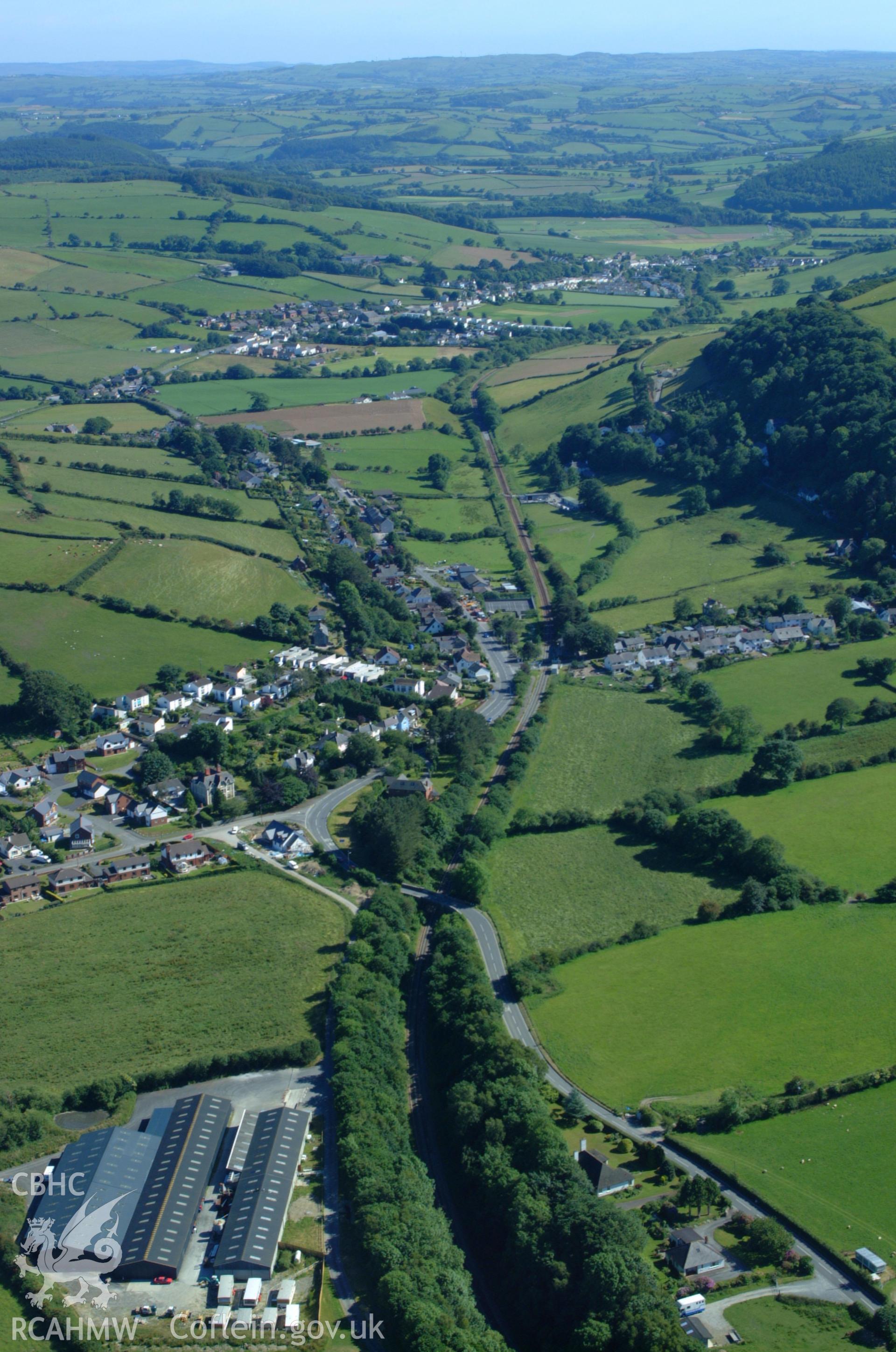 RCAHMW colour oblique aerial photograph of Ty'n-y-parc Garden taken on 14/06/2004 by Toby Driver