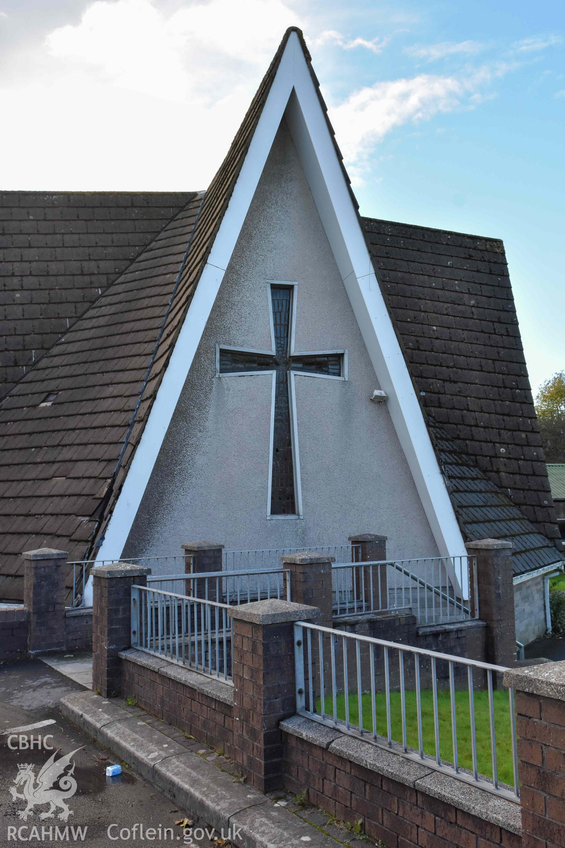Exterior detail of east elevation