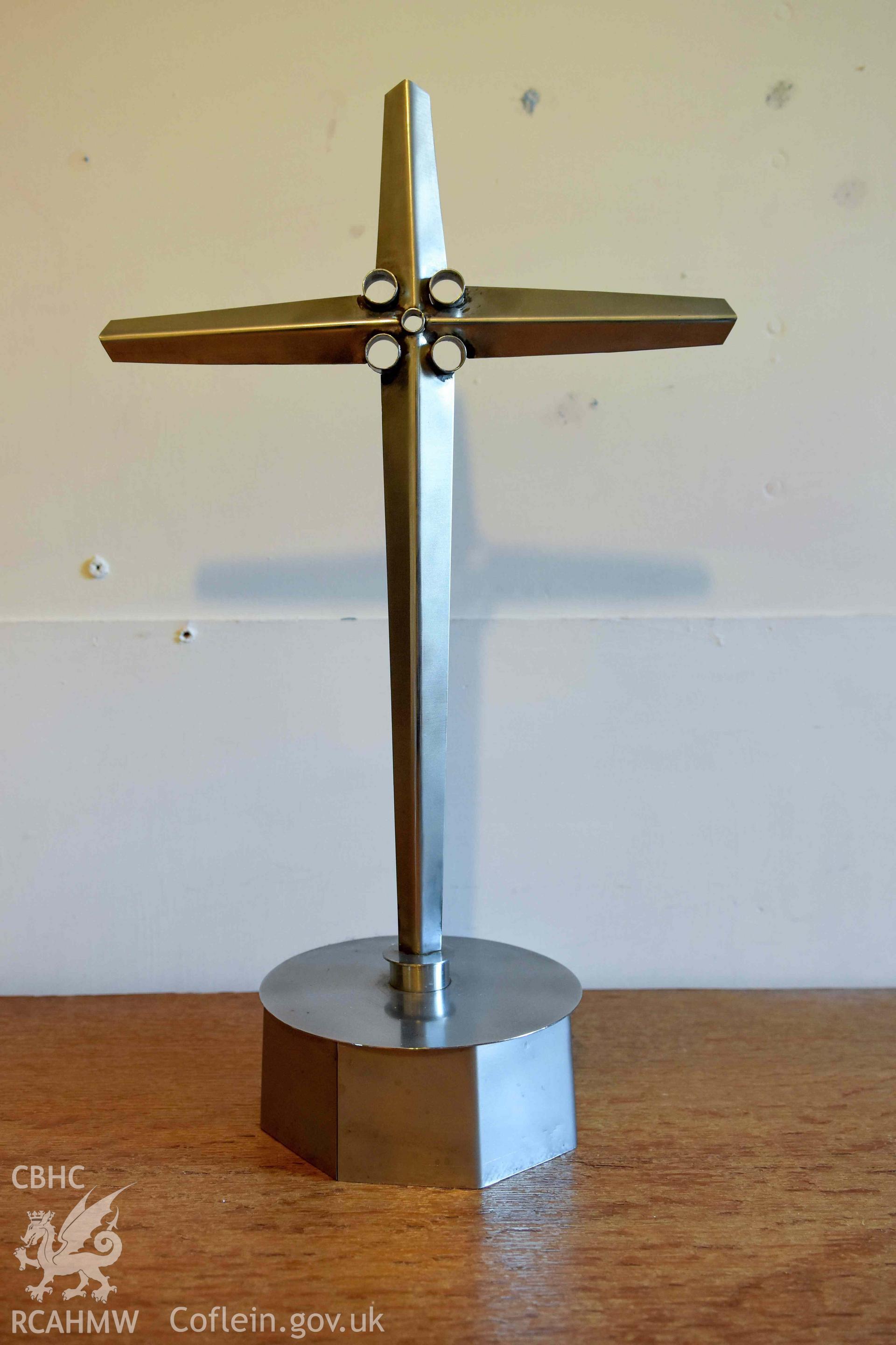 Altar cross in vestry