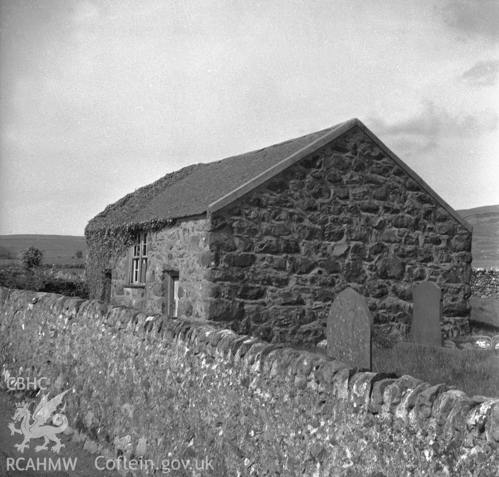 Exterior view from the south. Digital copy available.