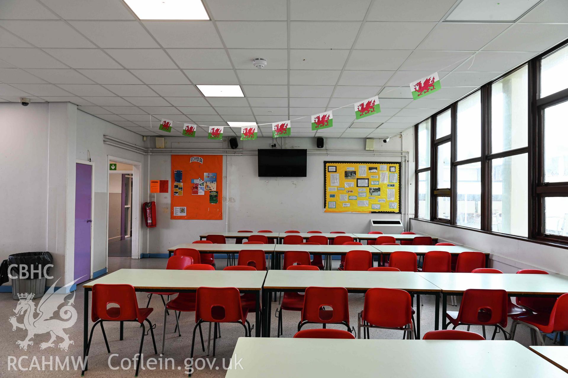 Dining room. Ysgol David Hughes