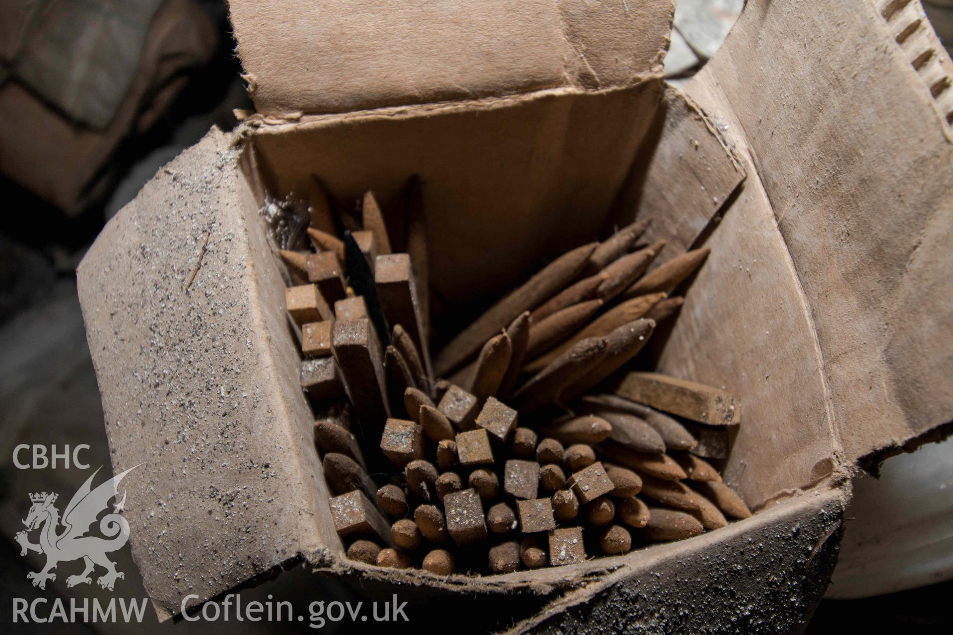 Llawrcwmbach: sticks used for closing wool sacks