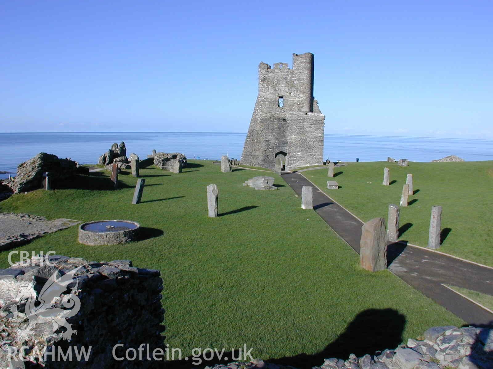 Photograph showing view of the Gorsedd Circle at Aberystwyth.
