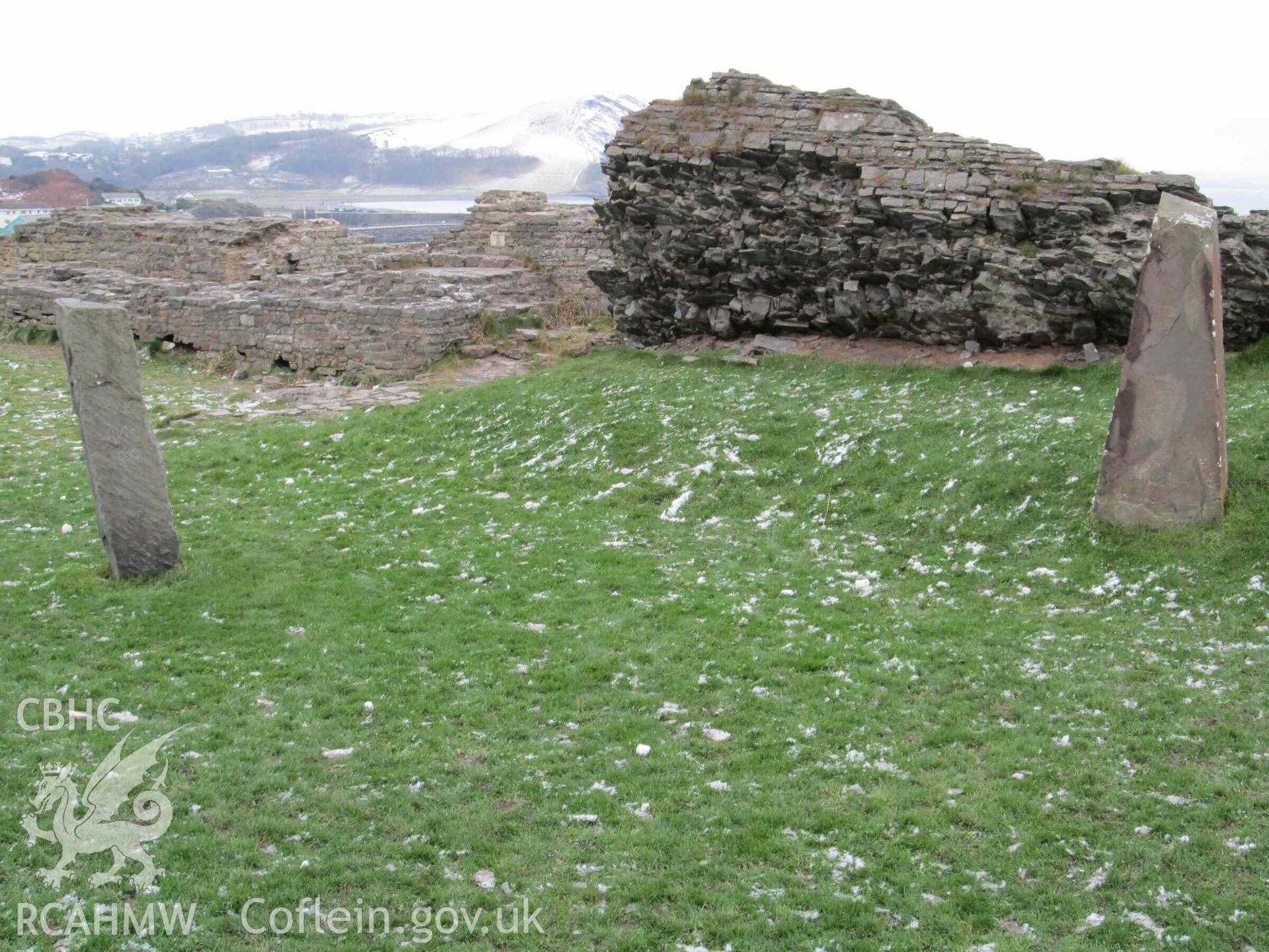 Photograph showing view of the Gorsedd Circle at Aberystwyth.