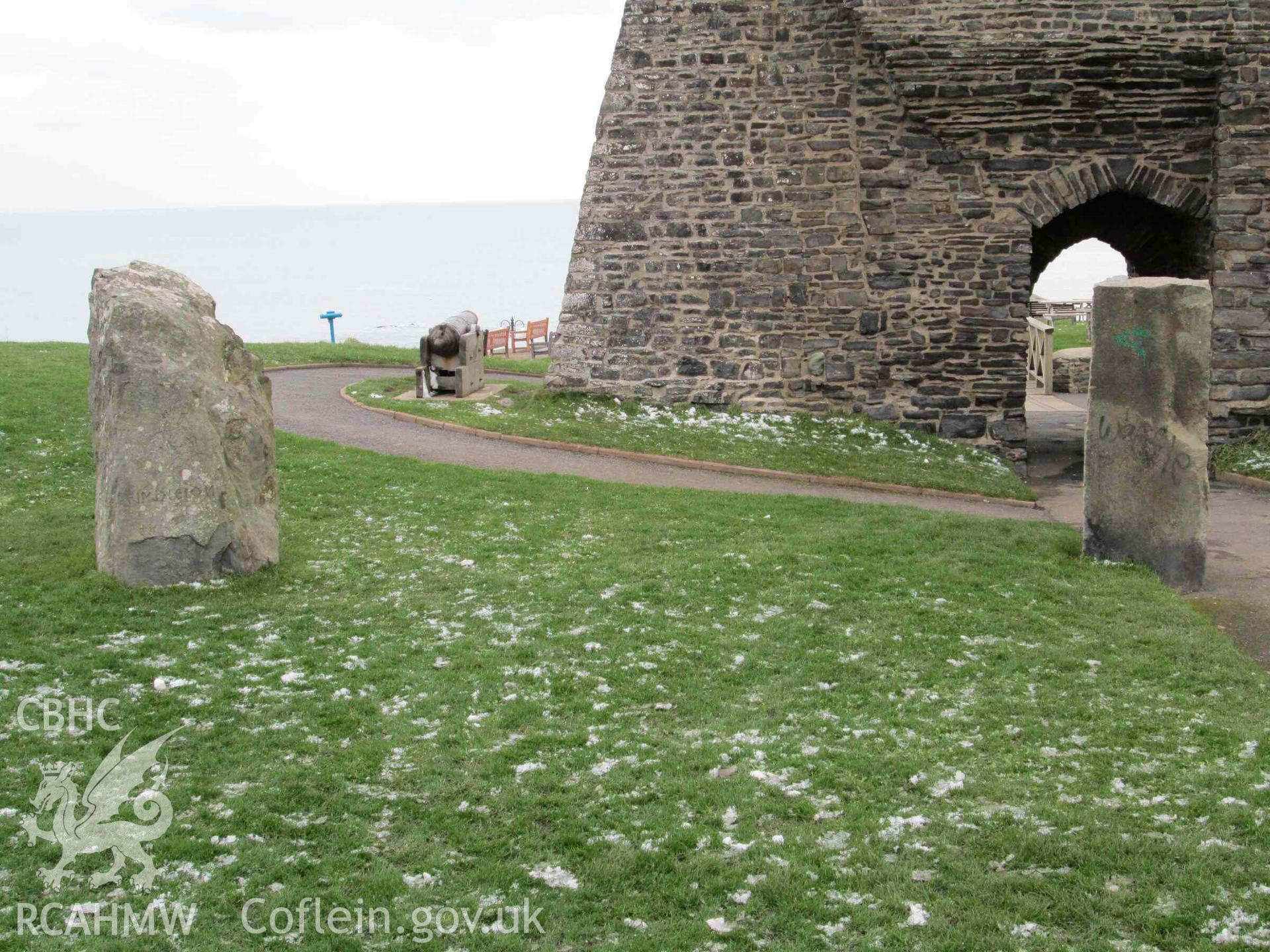 Photograph showing view of the Gorsedd Circle at Aberystwyth.