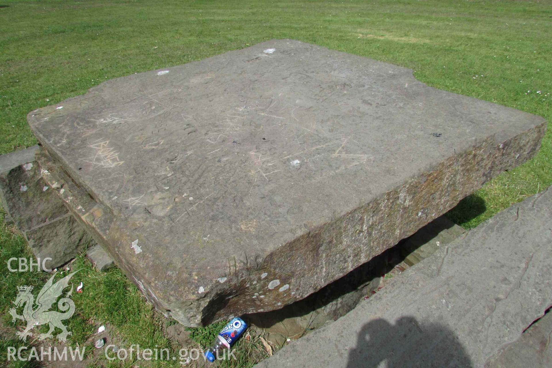 Photograph showing view of Gorsedd Circle at Bangor.